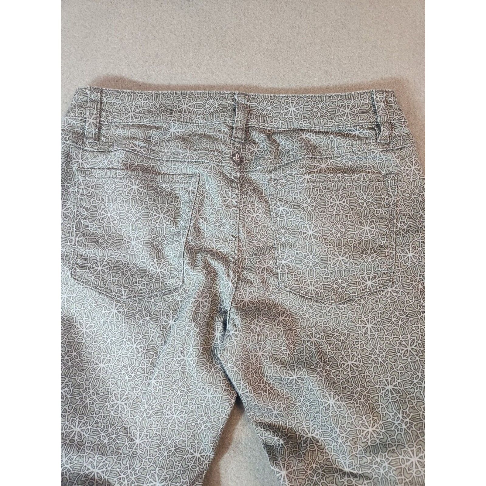 Prana PrAna Kara Jeans Organic Cotton Silver Gray Straight Leg Size 28" / US 6 / IT 42 - 5 Thumbnail