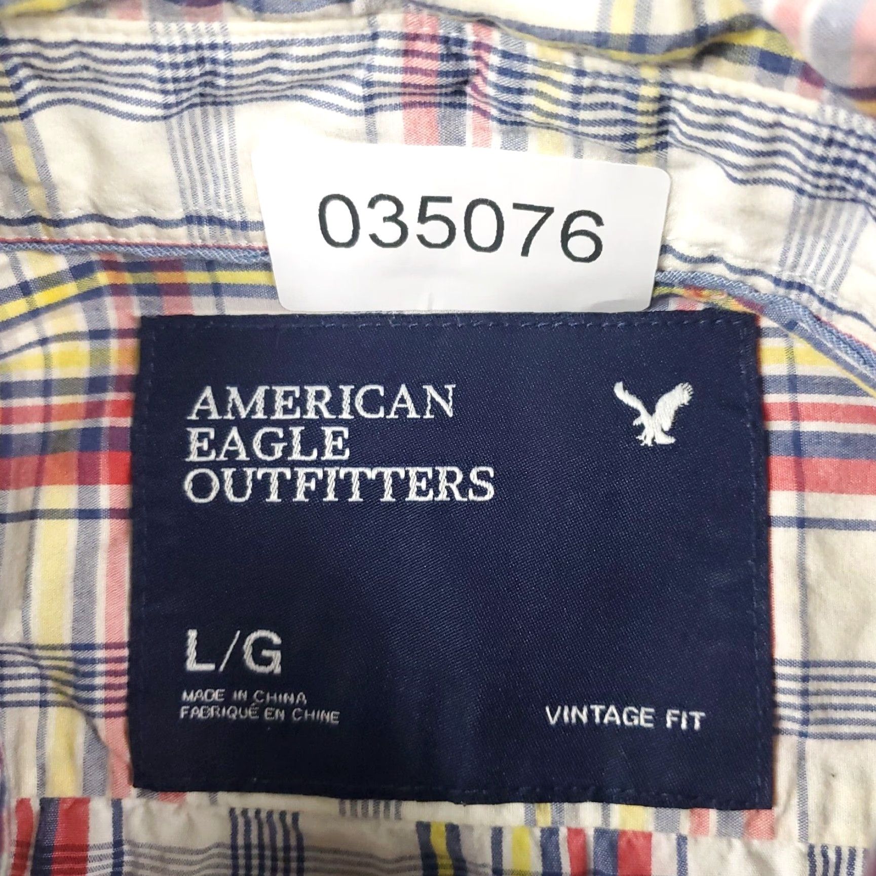 American Eagle Outfitters American Eagle Outfitters Shirt Mens Large Red Plaid Button-Up Long Sleeve Size US L / EU 52-54 / 3 - 7 Thumbnail