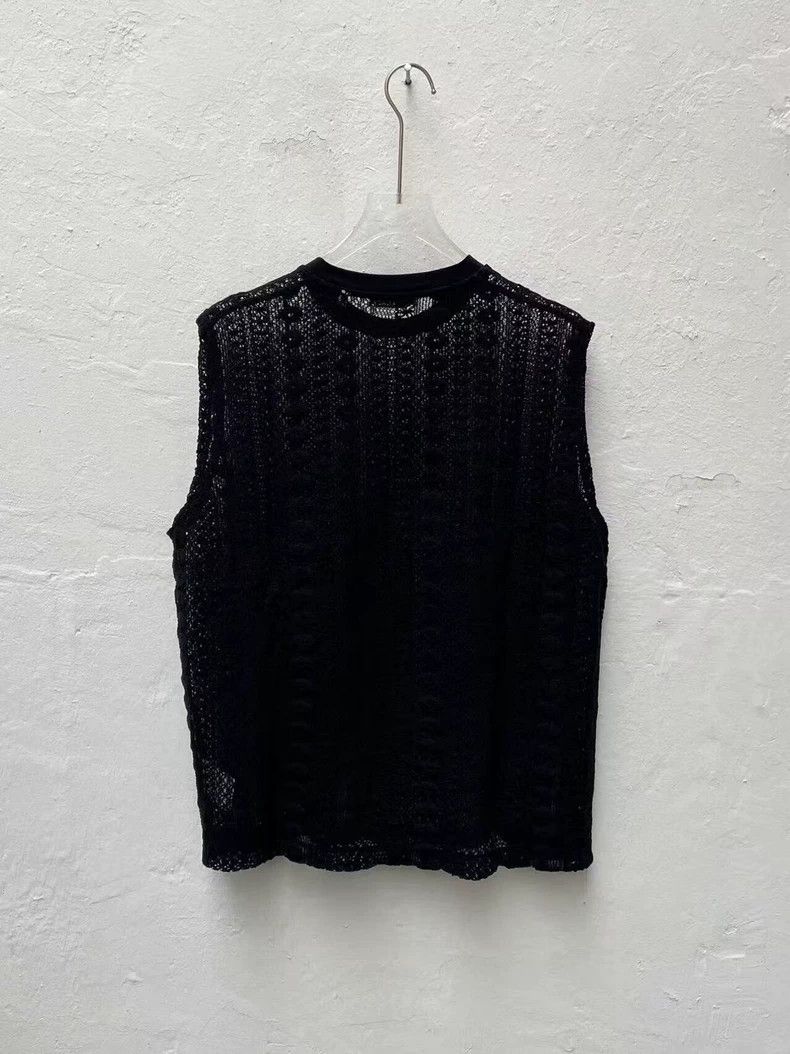 Our Legacy Our Legacy size44 Black lace openback vest Size US S / EU 44-46 / 1 - 4 Thumbnail