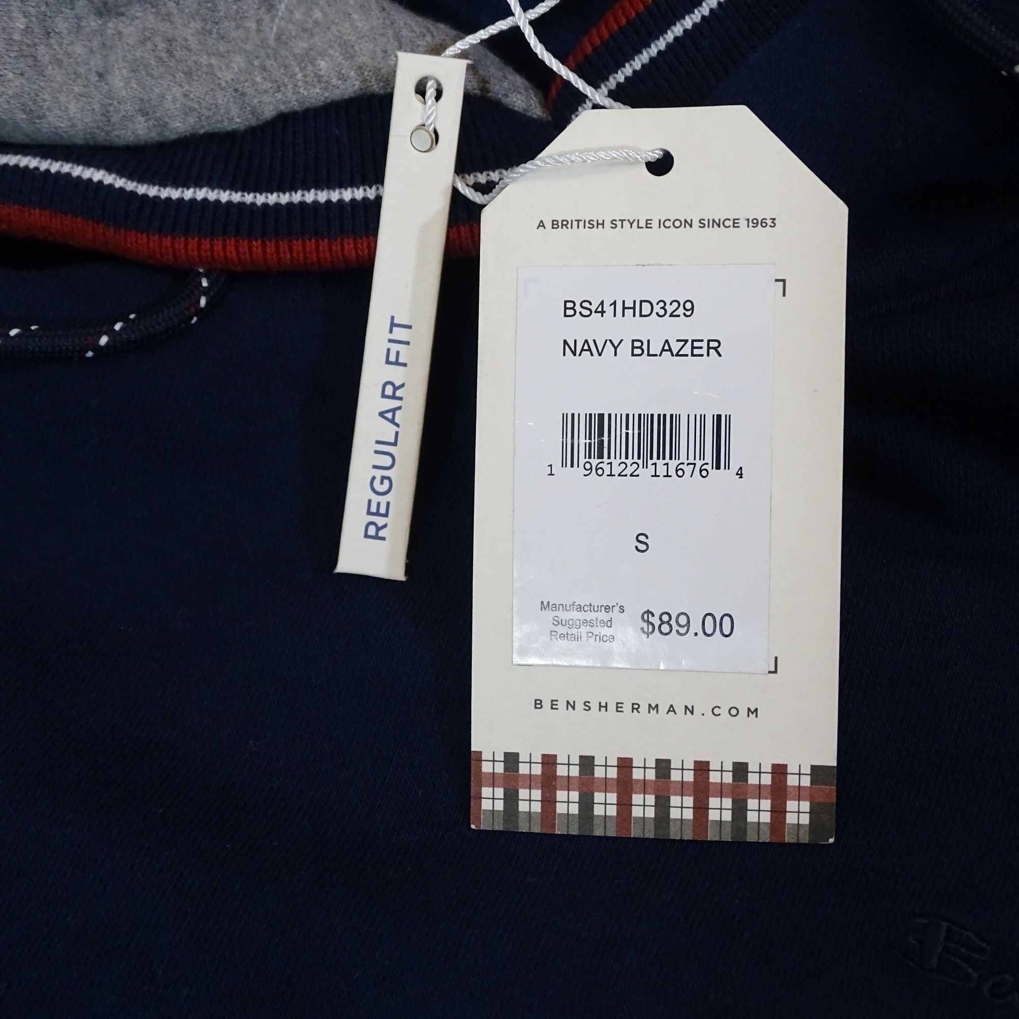 Ben Sherman Ben Sherman Navy Blazer Mod Pullover Hoodie Men Size S Size US S / EU 44-46 / 1 - 6 Thumbnail