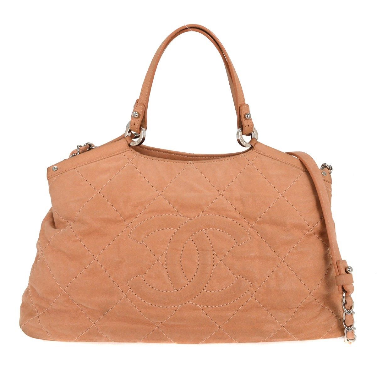 Chanel Chanel CC Sea Hit Tote Quilted Iridescent Calfskin Size ONE SIZE - 1 Thumbnail