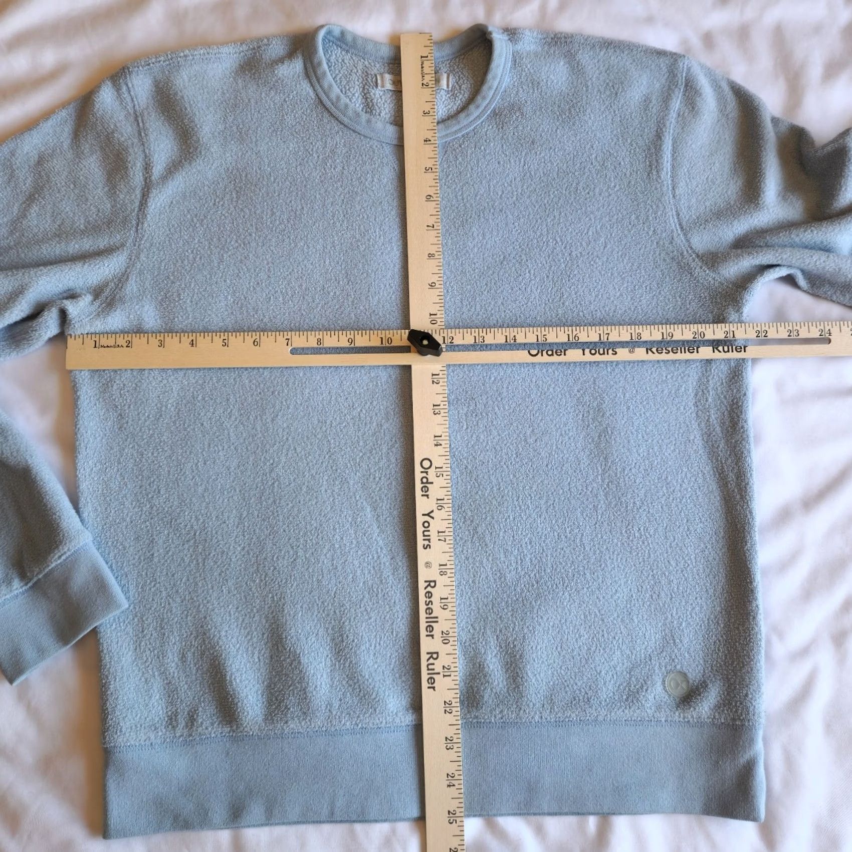 Outerknown Outerknown Sweatshirt Small Light Blue Organic Cotton Crewneck Pullover Sweater Size US S / EU 44-46 / 1 - 7 Thumbnail