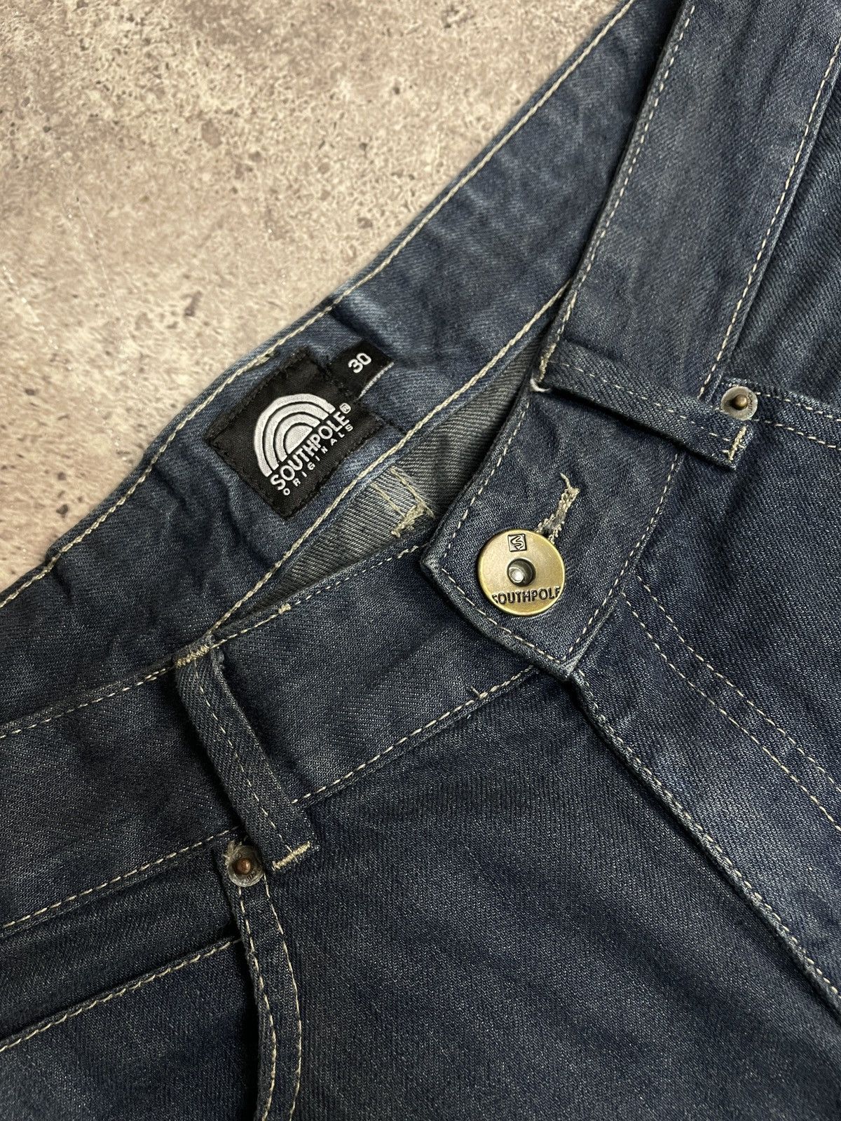 If Six Was Nine × Southpole × Vintage Vintage y2k Southpole Skate Baggy Fit Jeans Size US 31 - 15 Thumbnail