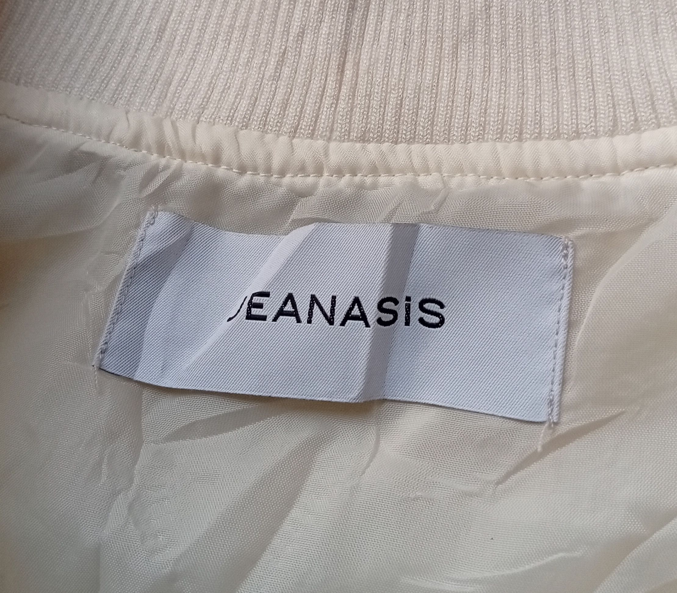 Japanese Brand Jeanasis wrinkled sleeve crop bomber jacket Size M / US 6-8 / IT 42-44 - 3 Thumbnail