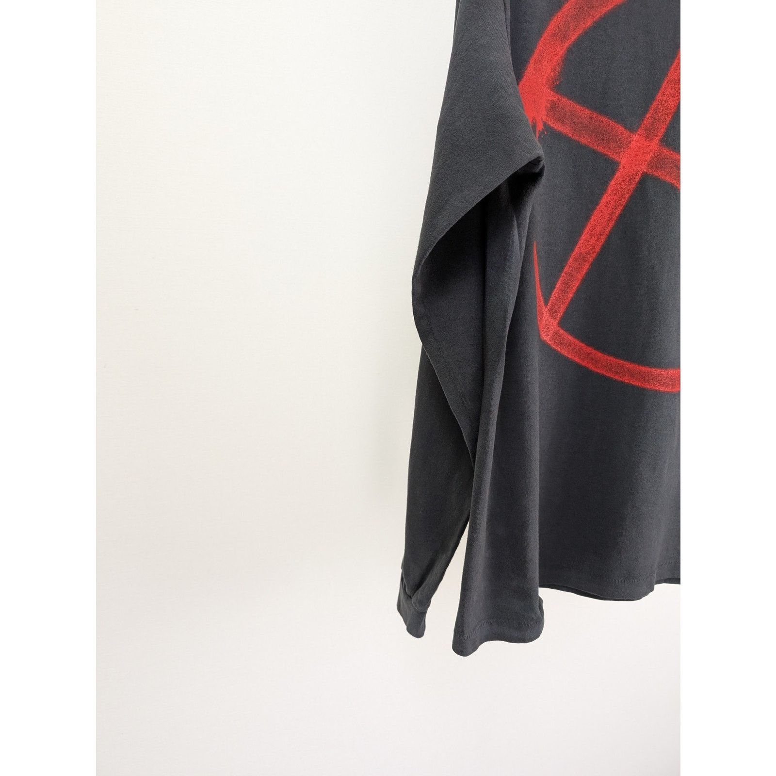 Gallery Dept. o1rshd1 Q:5 / Anarchy Long Sleeve Tee T-Shirt in Black Size US XXL / EU 58 / 5 - 11 Thumbnail