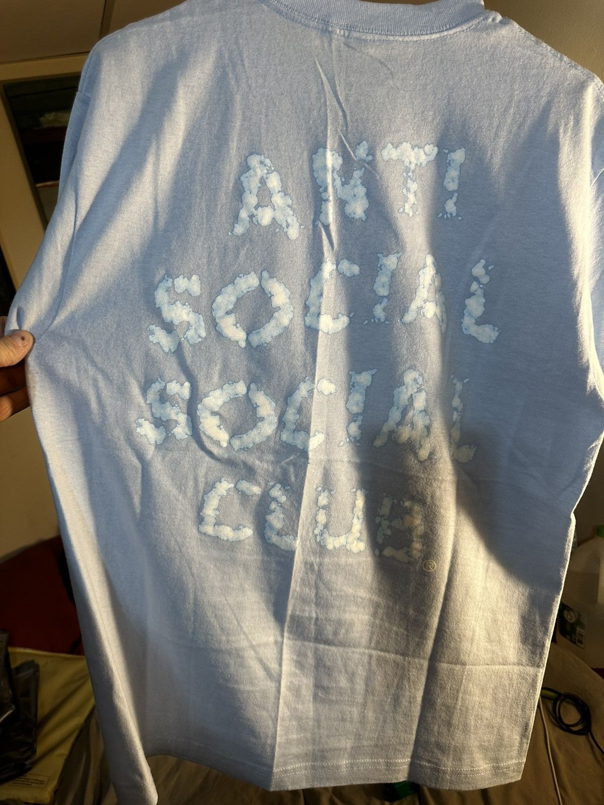 Anti Social Social Club × Designer Baby blue Anti Social Social Club Tee Size US M / EU 48-50 / 2 - 1 Thumbnail