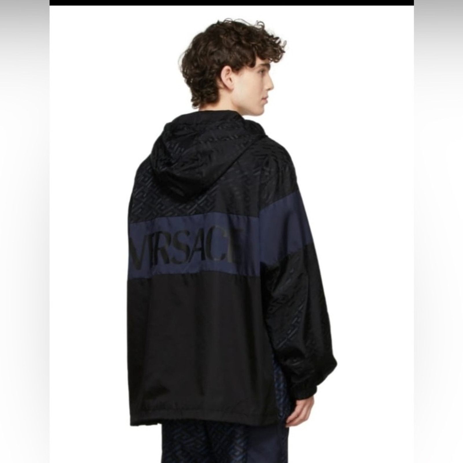 Versace Versace Panelled Hooded Track Jacket Size EU:52/US: XL. NWT Size US XL / EU 56 / 4 - 2 Thumbnail