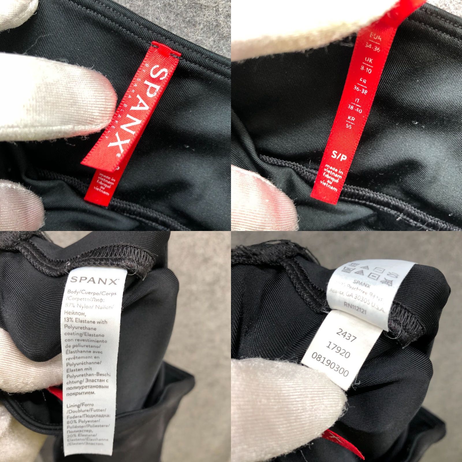 Spanx Spanx Leggings Womens S Black Faux Leather High Waisted Contour Shiny Contour Size 28" / US 6 / IT 42 - 8 Thumbnail