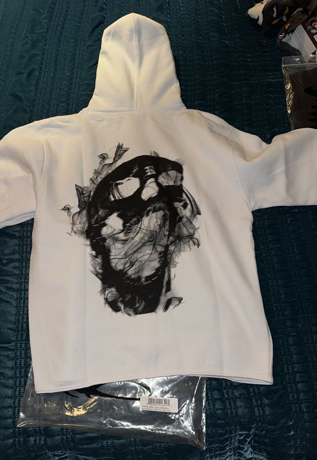 Revenge Smoke Arch Logo Cropped White/Black Size US M / EU 48-50 / 2 - 2 Thumbnail