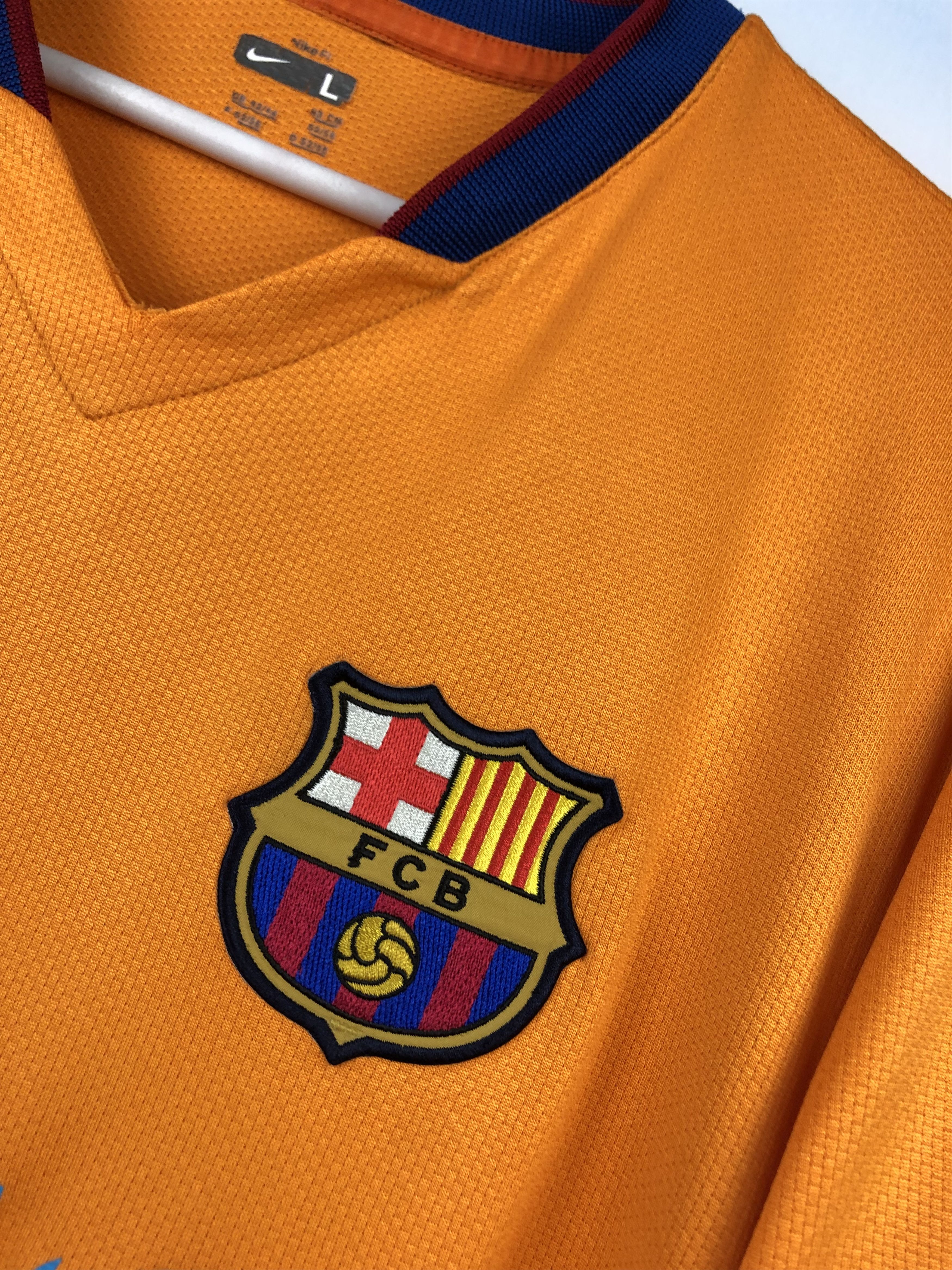 Nike Barcelona football shirt 2006 Soccer Nike Jersey Camiseta Size US L / EU 52-54 / 3 - 6 Thumbnail