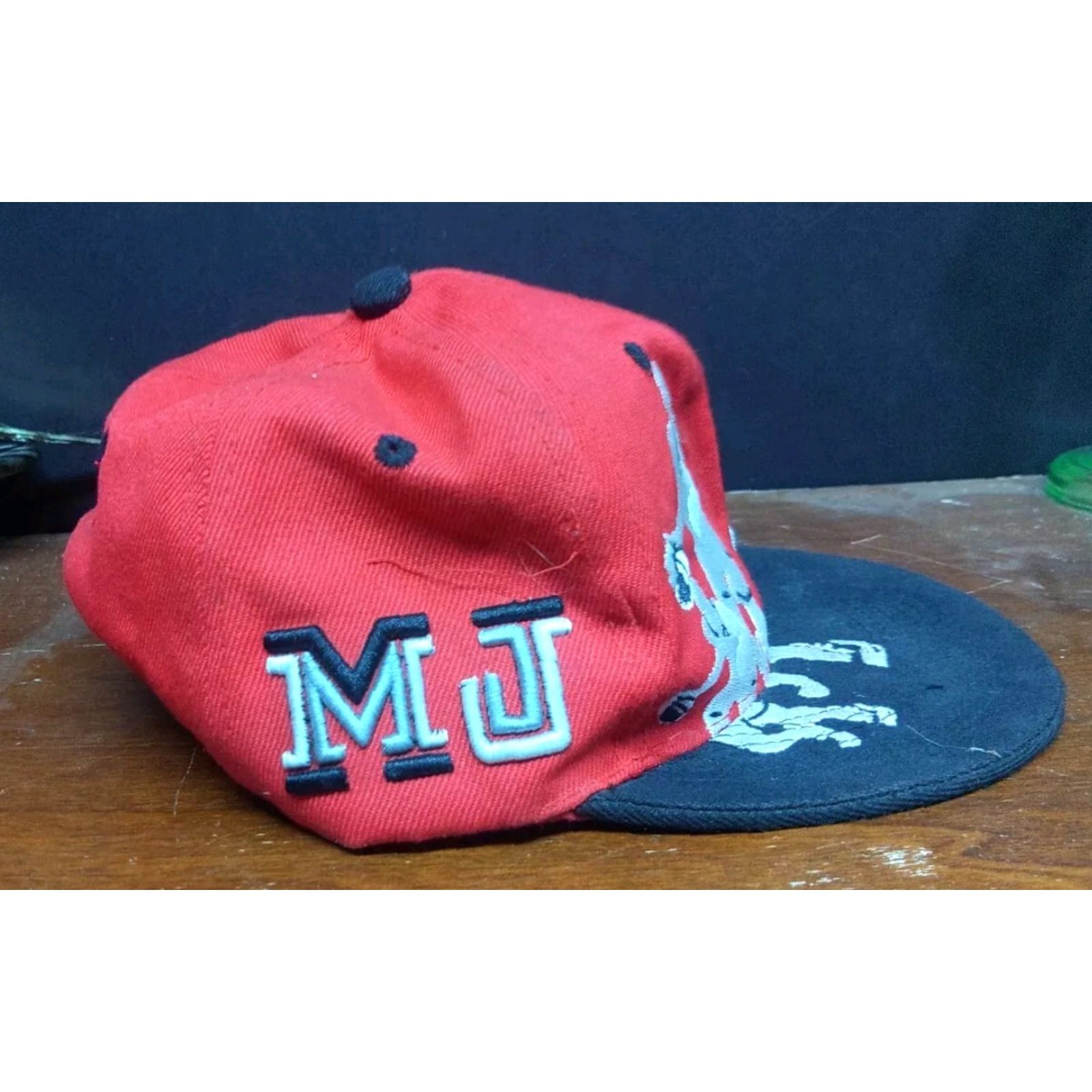 Jordan Brand Nike Chicago Bulls MJ Dribbler 23 Black Red Snapback Hat Adult One Size Red Cap, Jordan Mens Baseball Hat Size ONE SIZE - 7 Thumbnail