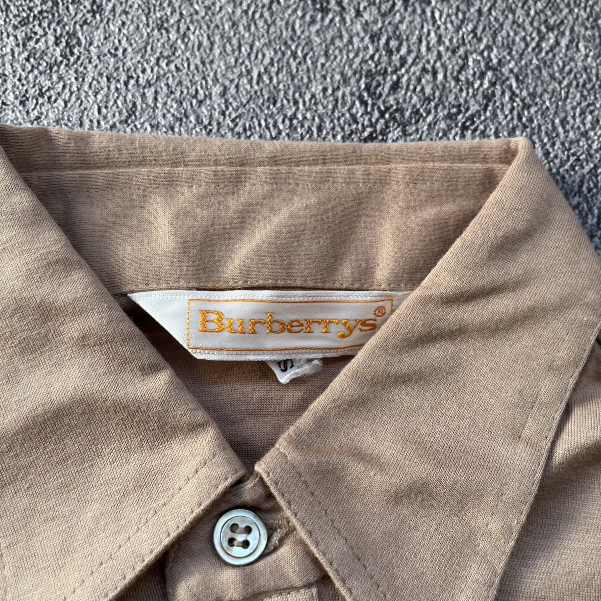 Burberry Vtg Burberrys Long Polo Shirt Size US S / EU 44-46 / 1 - 3 Thumbnail