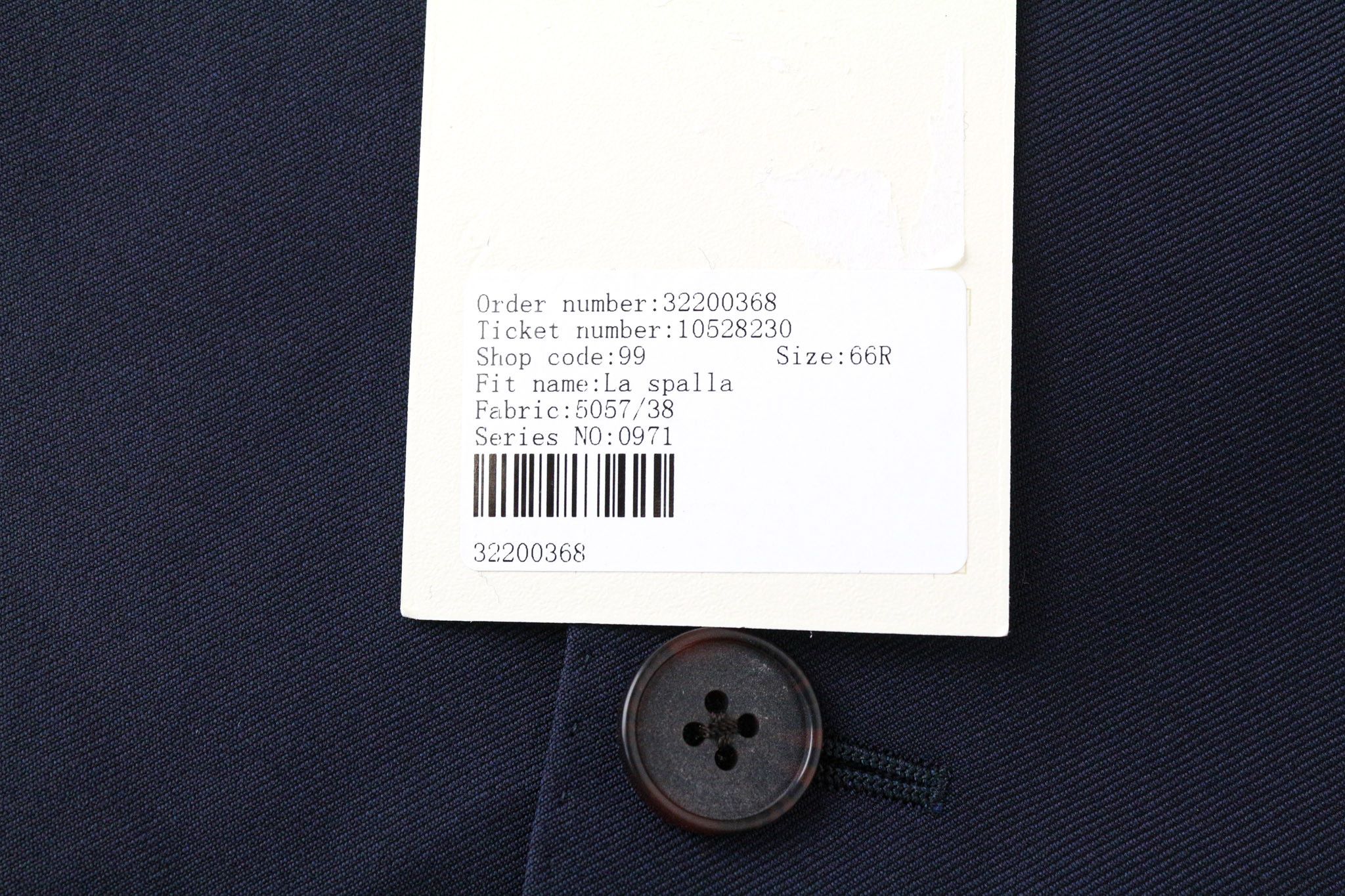 Suitsupply LA SPALLA UK56R Navy Wool S110s Twill Blazer 75241 Size 54R - 5 Thumbnail