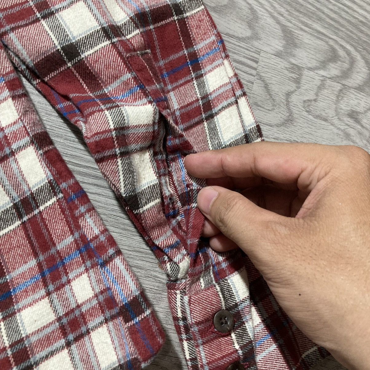 GOSTAR DE FUGA 🇯🇵 2000s Gostar De Fuga Flanel Plaid Shirt Button Up Lgb Size US S / EU 44-46 / 1 - 20 Thumbnail
