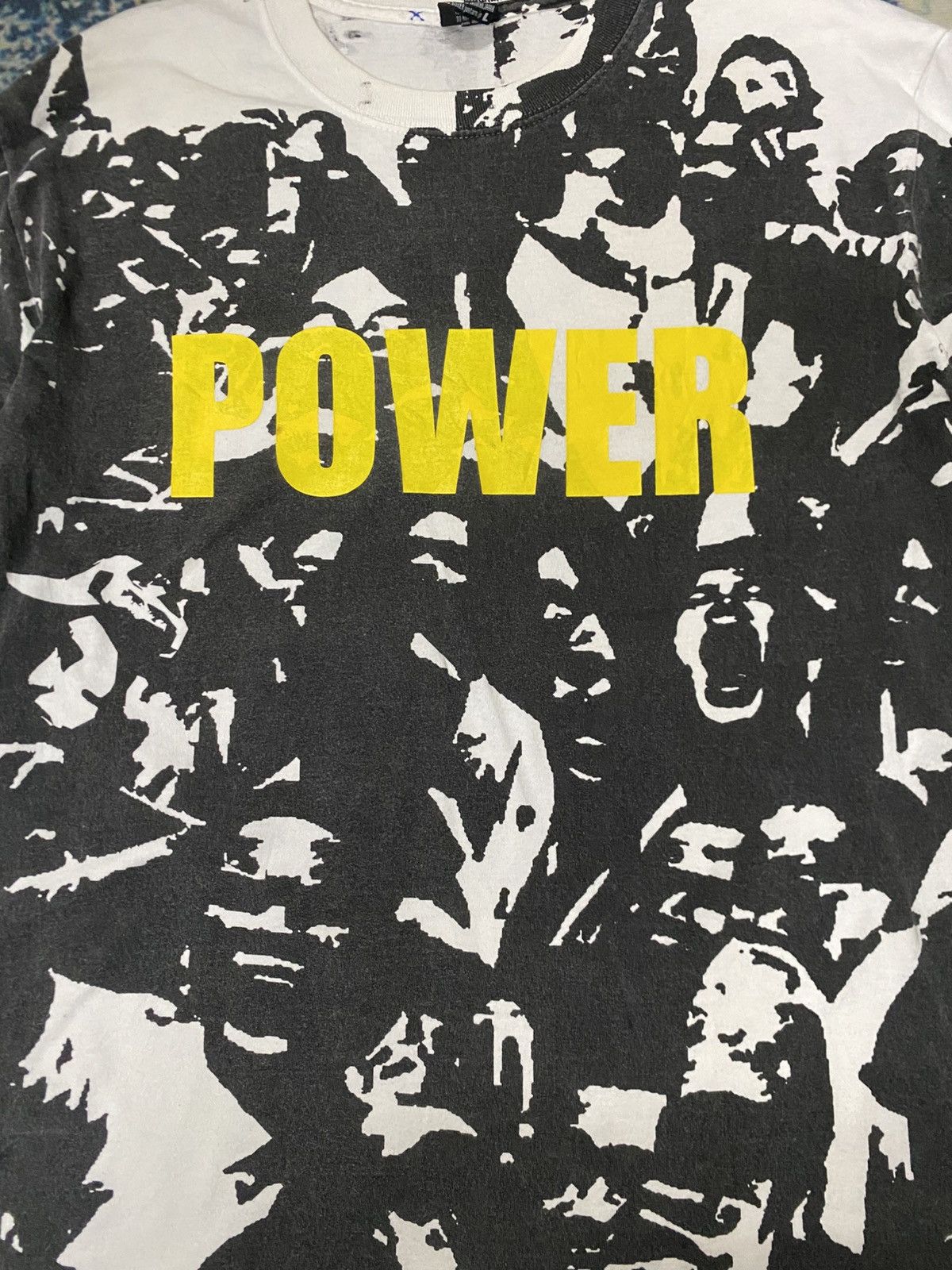 Japanese Brand Japan BoxerArchival “POWER” AOP Punk Long Sleeve Tee Size US L / EU 52-54 / 3 - 3 Thumbnail