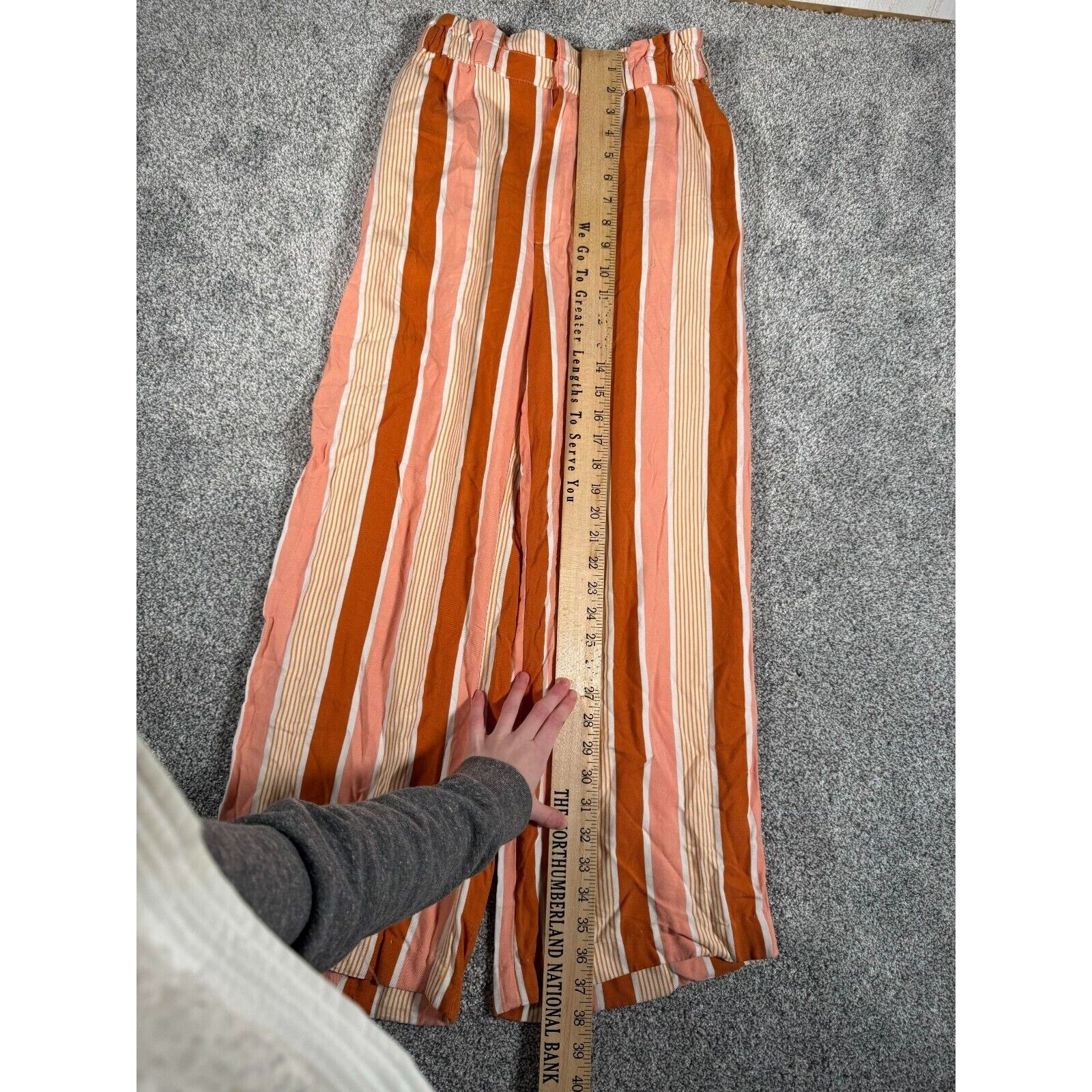 Forever 21 Retro 70s Inspired Palazzo Pants Womens Small Boho Hippie Size 26" / US 2 / IT 38 - 9 Thumbnail