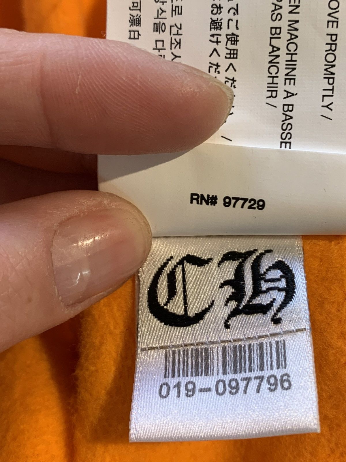 Chrome Hearts × Off-White Orange logo hoodie Size US M / EU 48-50 / 2 - 5 Thumbnail