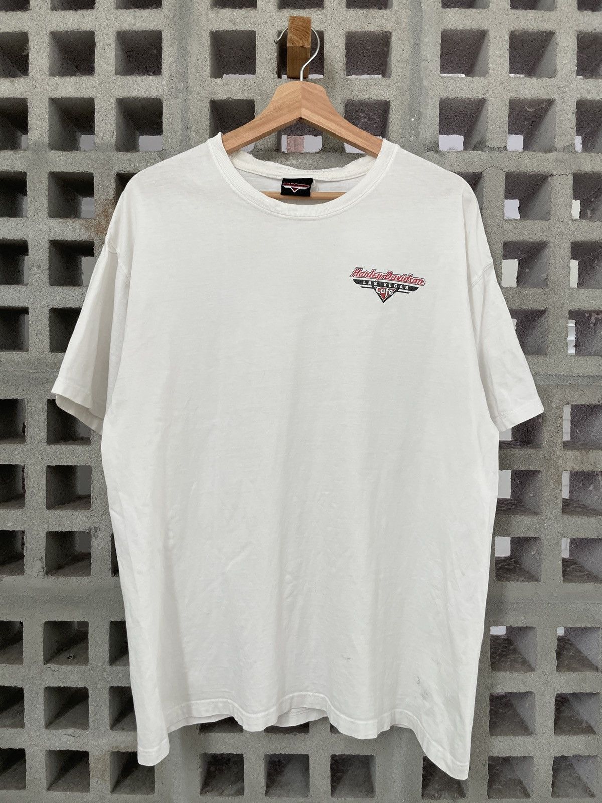 Harley Davidson × Vintage Vintage Harley Davidson Cafe T-Shirt Size US L / EU 52-54 / 3 - 1 Thumbnail