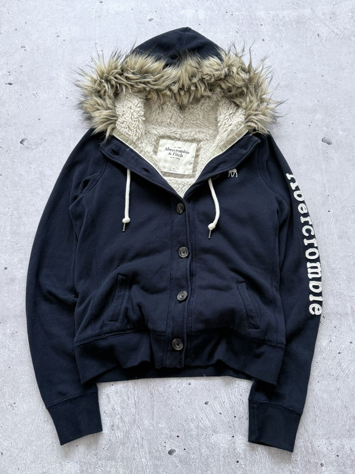 Hysteric Glamour Abercrombie & Fitch Hysteric Glamour Style Fur Hood Hoodie Size US M / EU 48-50 / 2 - 4 Thumbnail
