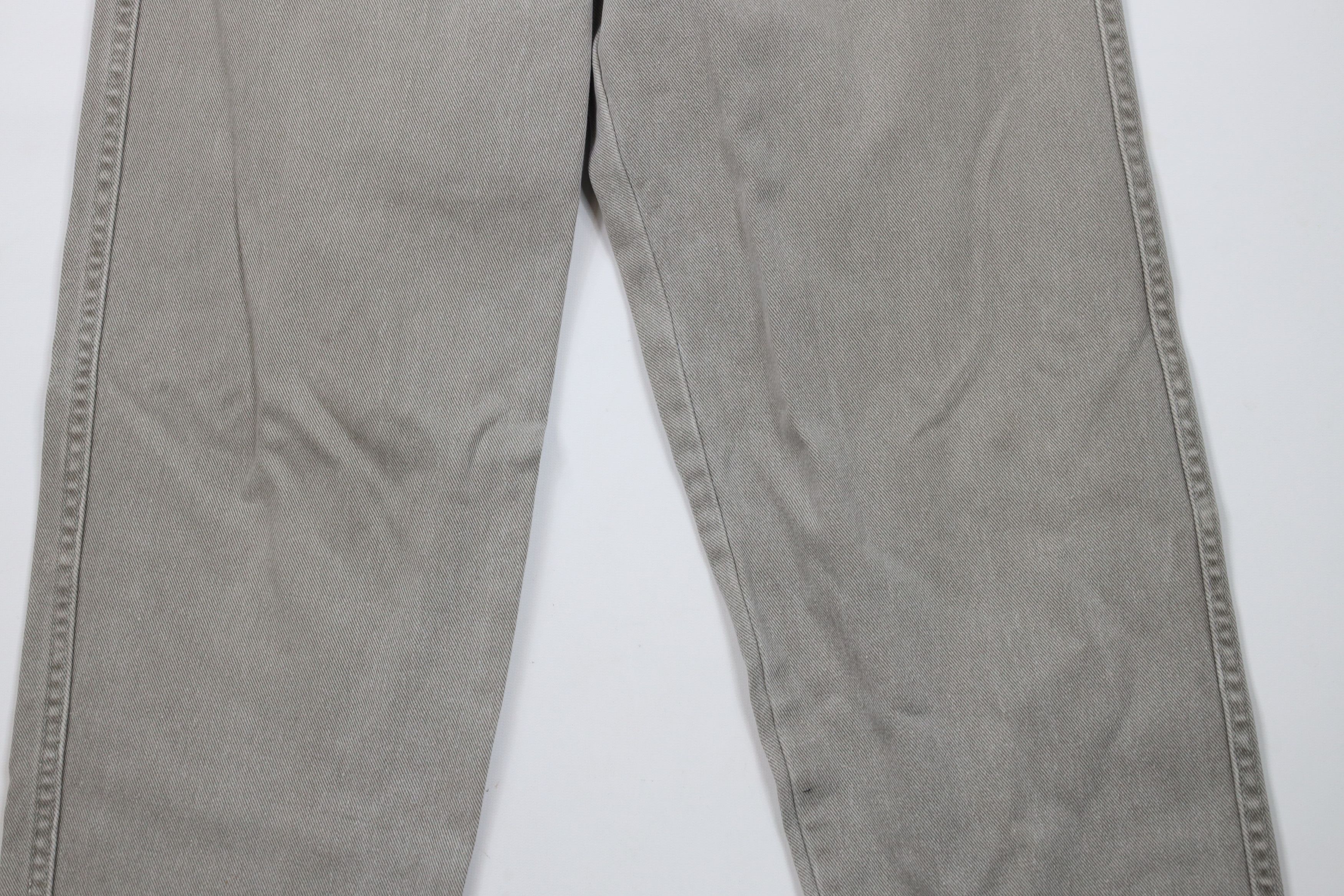Eddie Bauer × Vintage Vintage 90s Eddie Bauer Leg Denim Jeans Gray Cotton USA Size US 32 / EU 48 - 3 Thumbnail