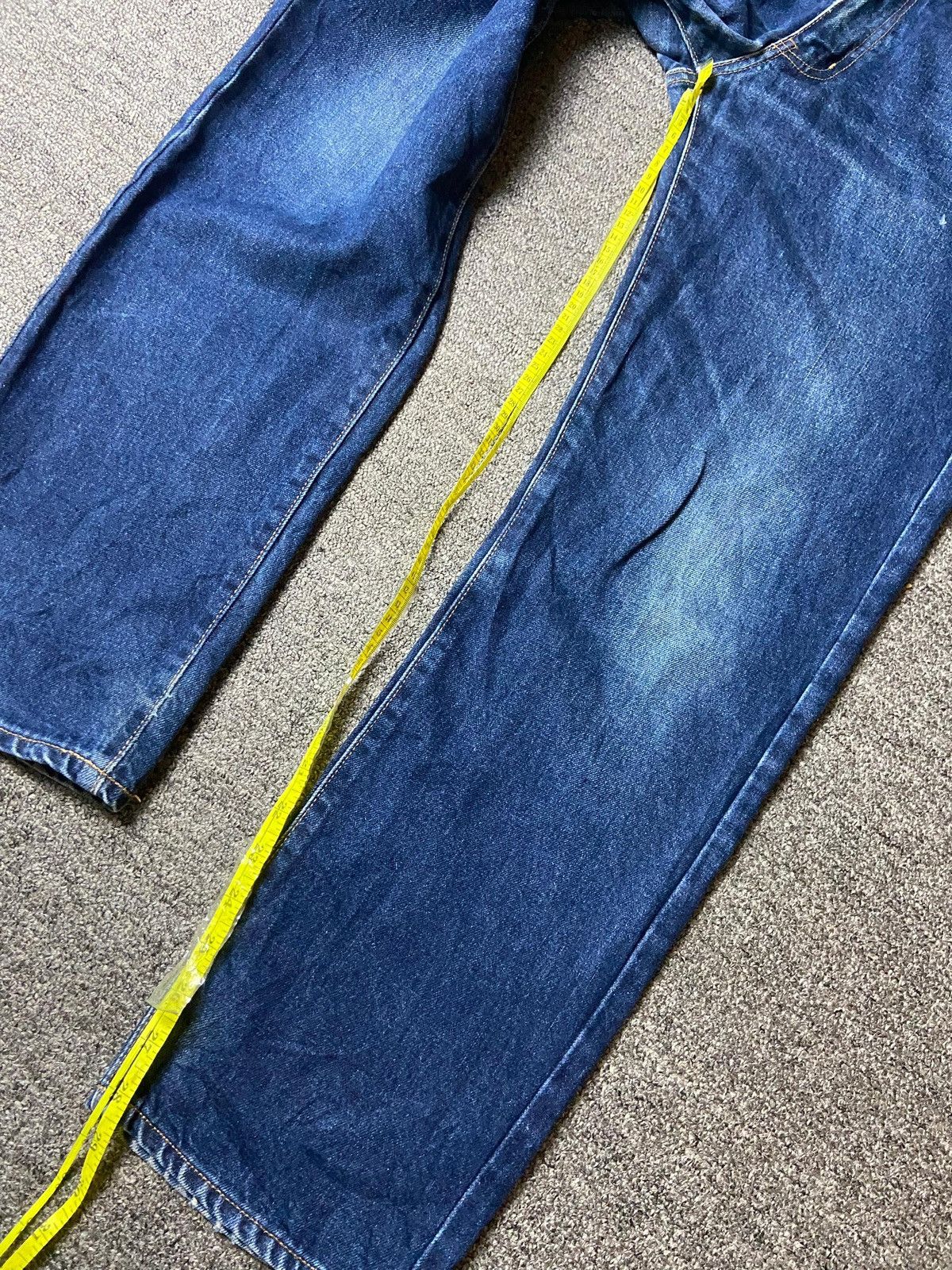 Japanese Brand × Other × Vintage Unique Clothing Warehouse Straight Cut Denim Jeans (128) Size US 30 / EU 46 - 7 Thumbnail