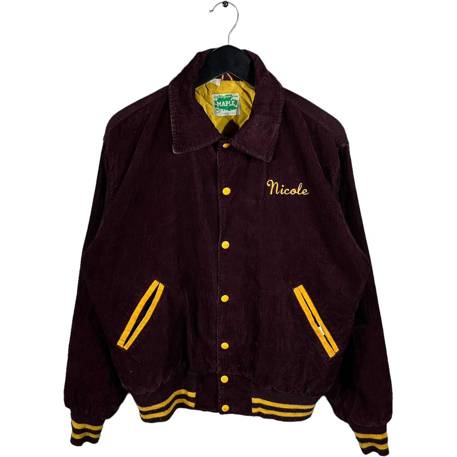 Vintage Vintage Central Varsity Jacket Size US XL / EU 56 / 4 - 1 Thumbnail