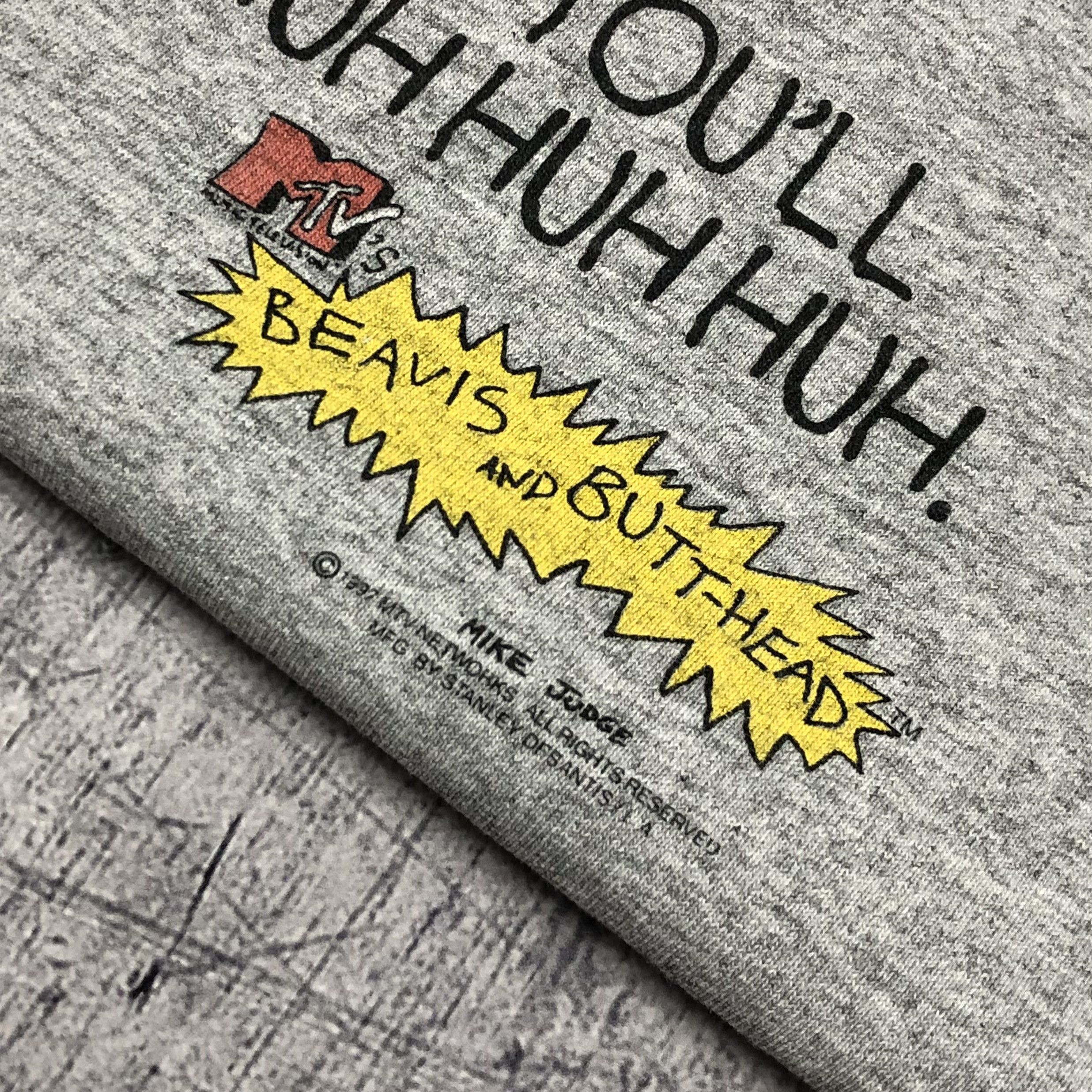 Mtv Vintage 1997 Beavis Butthead MTv Stanley Desantis Tee Size US XL / EU 56 / 4 - 3 Thumbnail