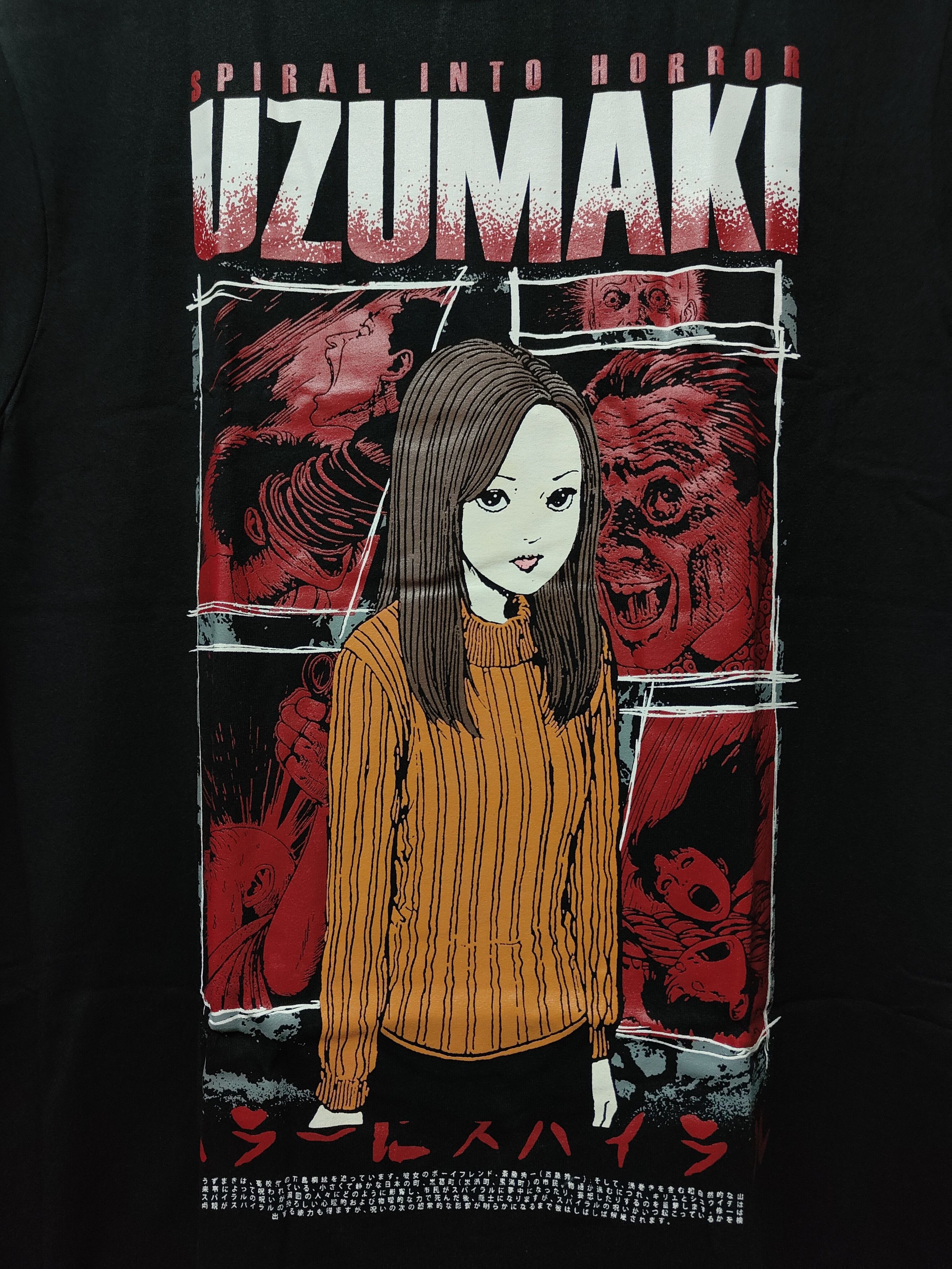 Anime Uzumaki Junji Ito Kirie Goshima T-shirt Size US XL / EU 56 / 4 - 2 Thumbnail