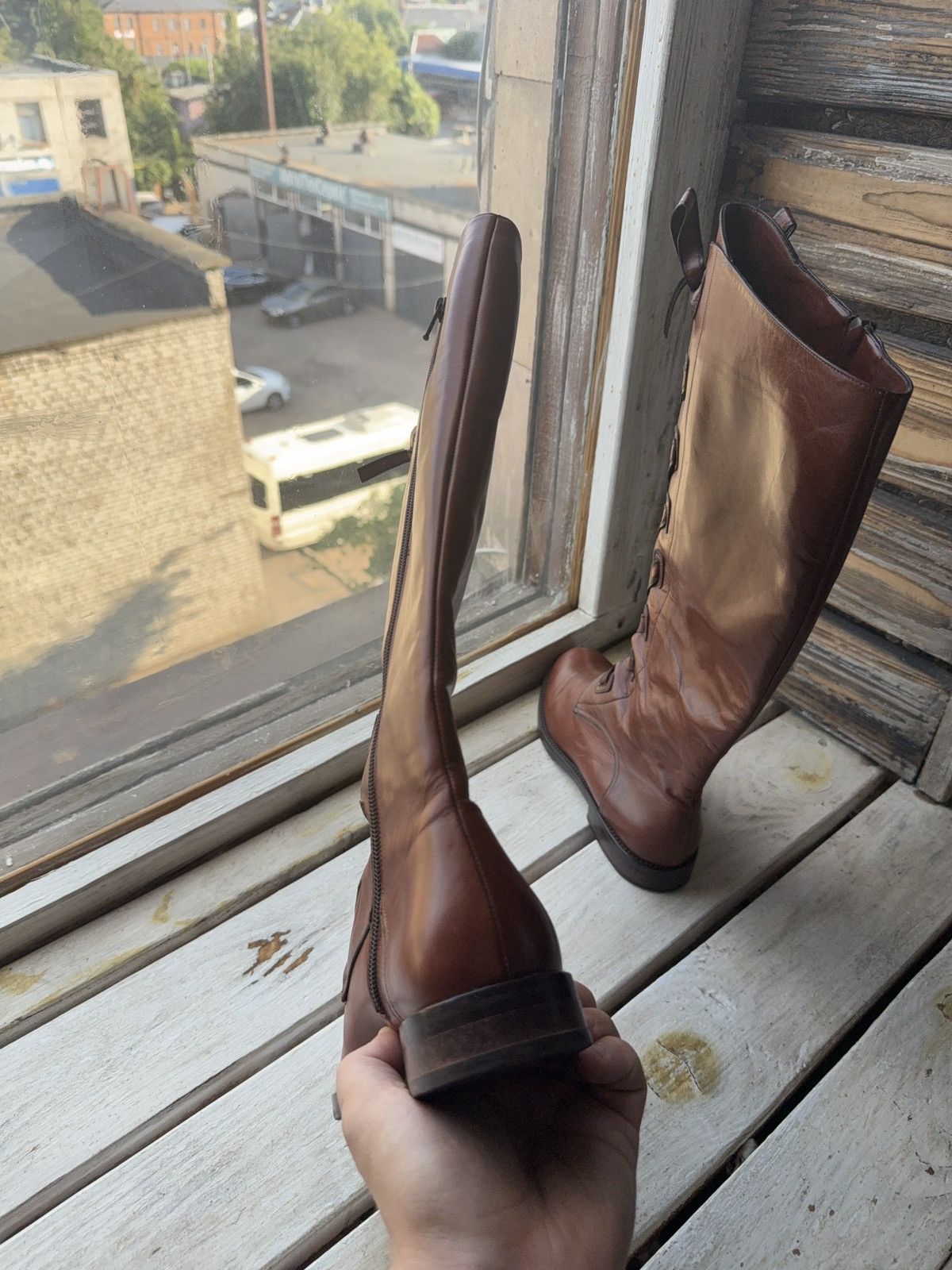 Bally Luxury 00s Bally Vintage Cowgirl Western High Boots 36 1/2 Size US 6 / IT 36 - 8 Thumbnail