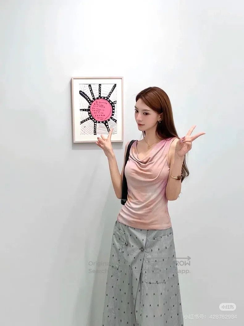 Chanel Chanel 22S double-breasted polked dot printed striped logo Size 24" / US 00 / IT 34 - 7 Thumbnail