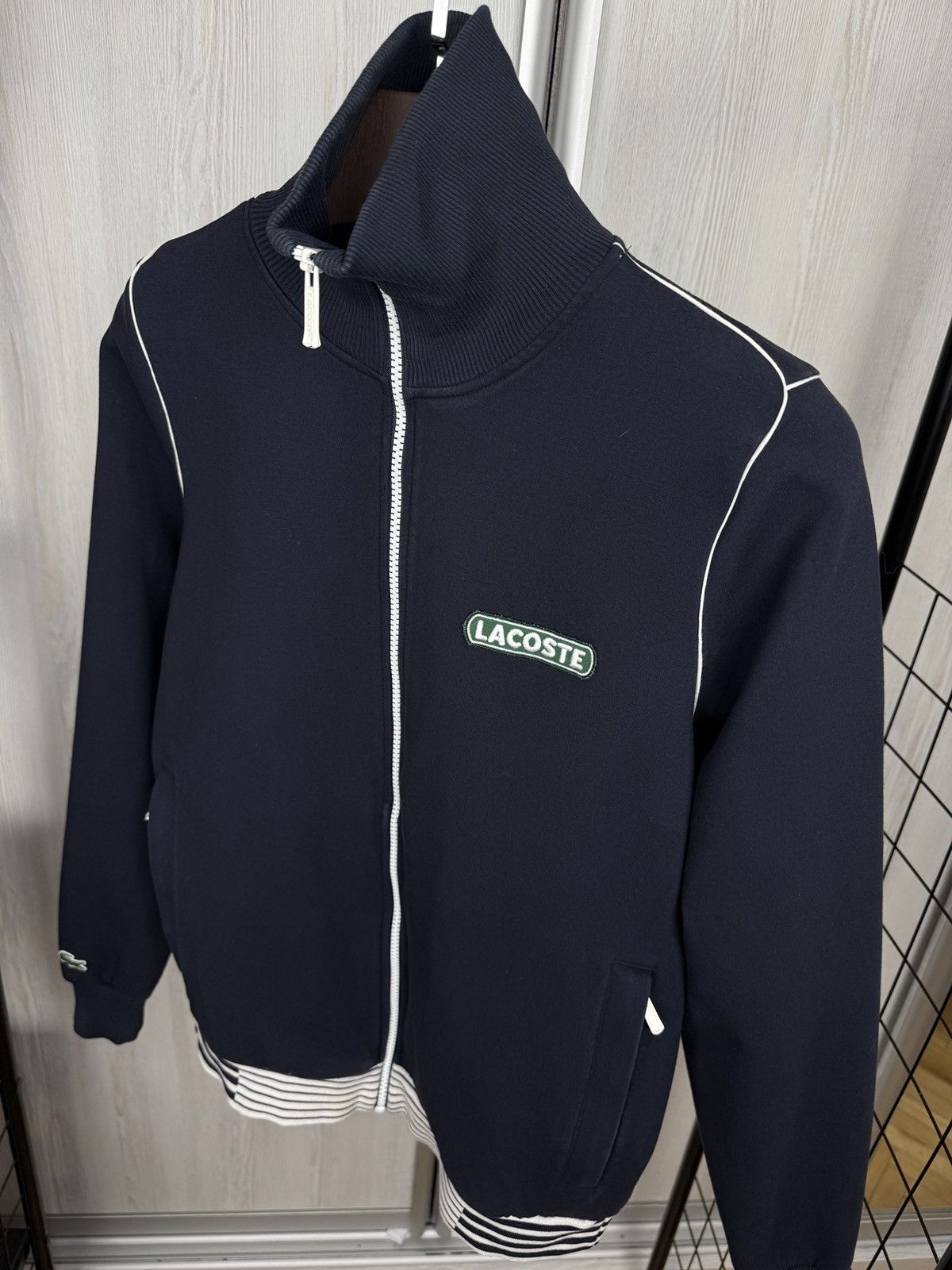 Lacoste Lacoste navy blue full zip track top jacket Size US S / EU 44-46 / 1 - 9 Thumbnail