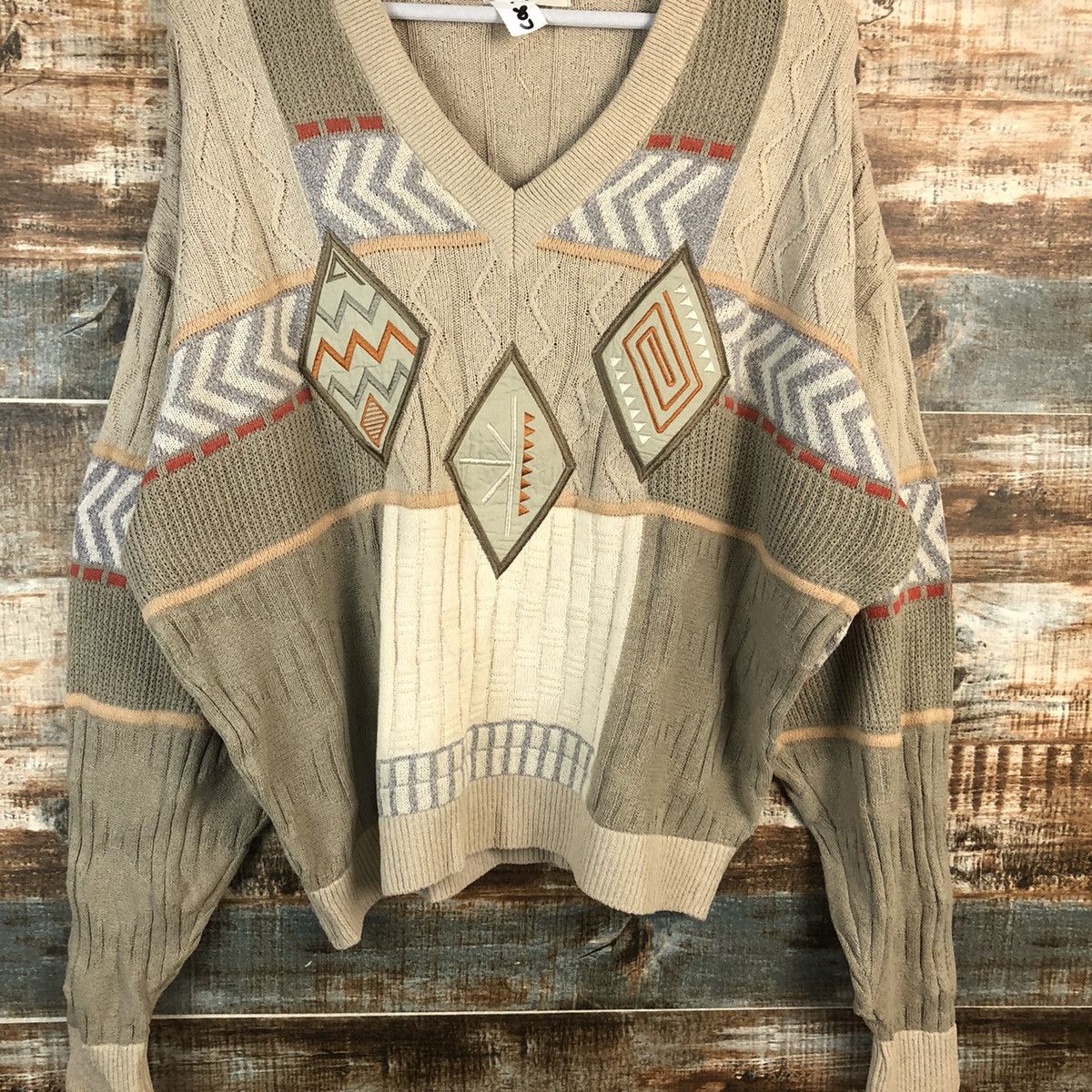 Japanese Brand DLL Destinare Uomo art vintage sweatshirt Knitwear #C036 Size US L / EU 52-54 / 3 - 3 Thumbnail