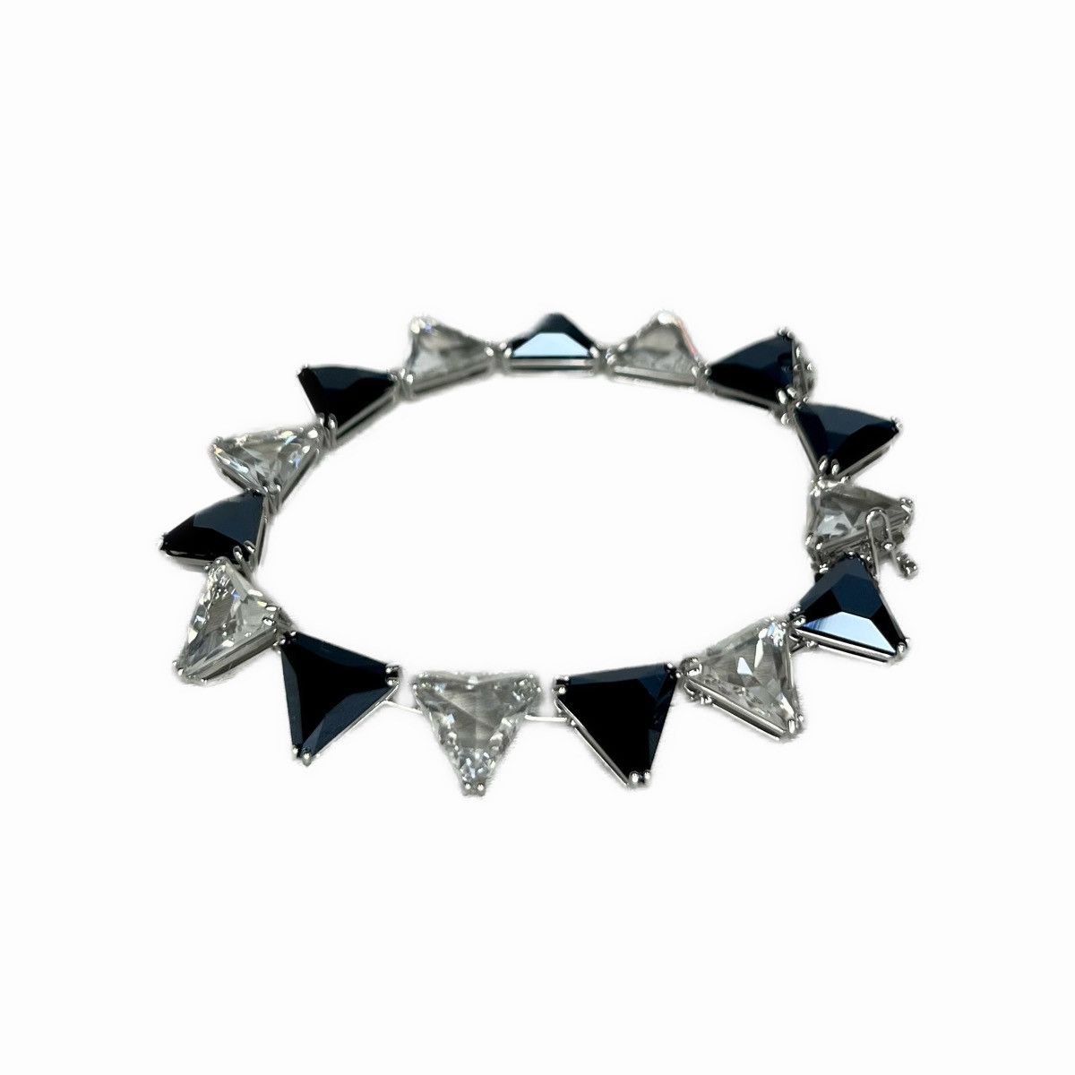 Swarovski Triangle Cut Tennis Bracelet Size ONE SIZE - 1 Thumbnail