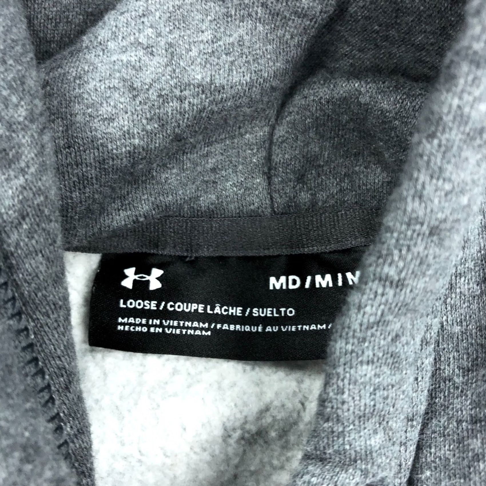 Under Armour Under Armour Hoodie Mens M Gray Golf Sweatshirt UA | Pullover, Fleece, Long Sleeve, Drawstring, Regular Fit Size US M / EU 48-50 / 2 - 4 Thumbnail