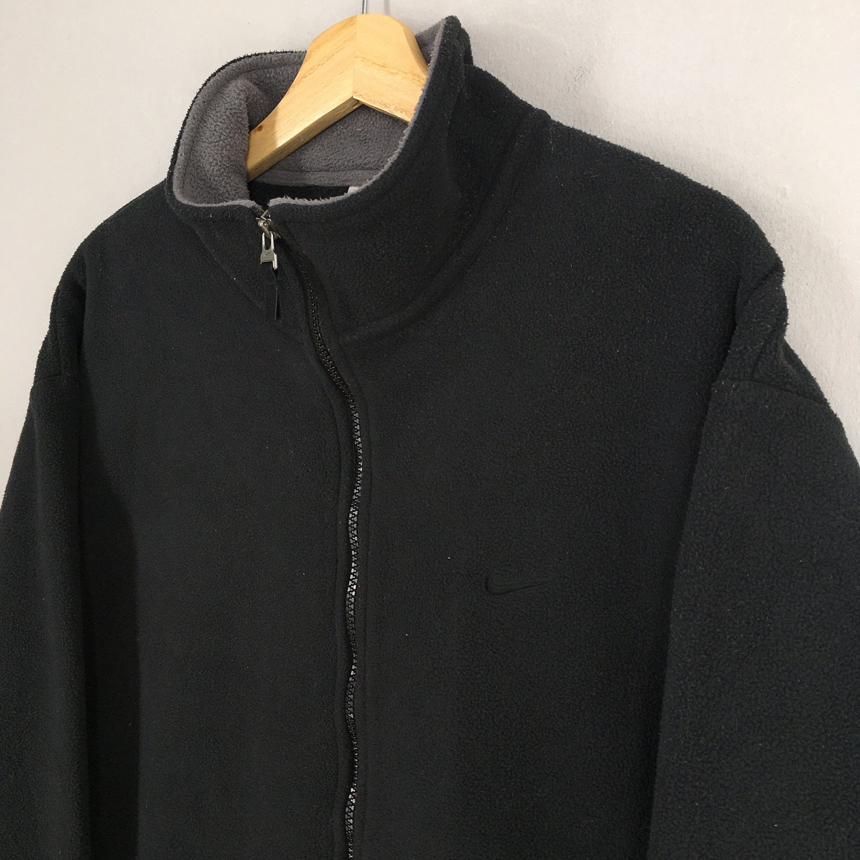 Nike × Sports Specialties Vintage Y2K Nike Swoosh Black Fleece Sweater XLarge Size US XL / EU 56 / 4 - 3 Thumbnail