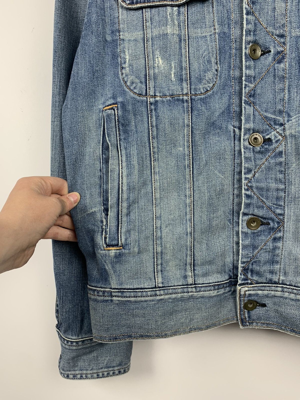 Designer × Rag & Bone Rag & Bone Standard Issue Classic Fit Denim Jacket Made USA Size US S / EU 44-46 / 1 - 18 Thumbnail
