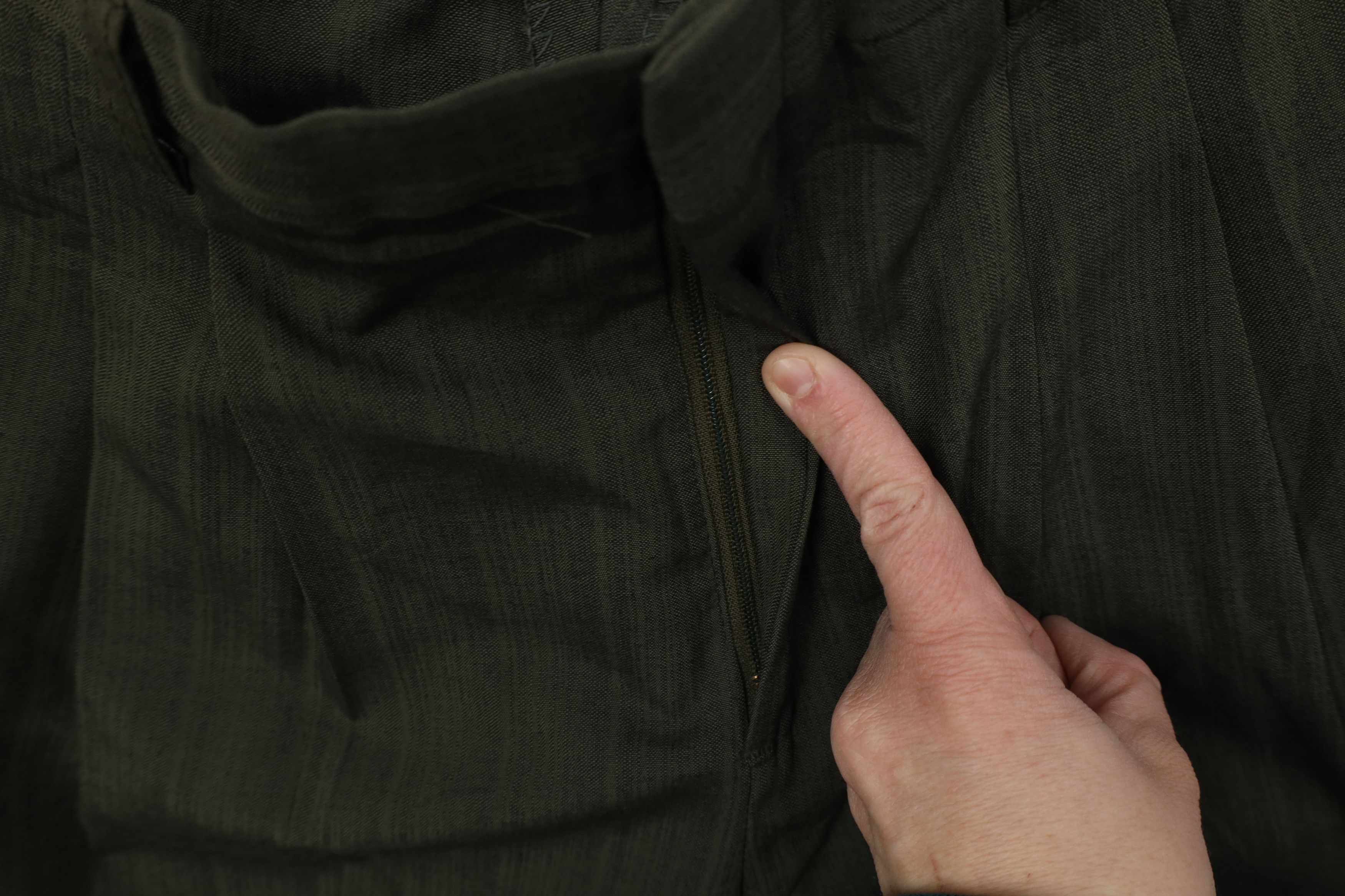 Vintage Deadstock Vintage 70s 80s Gabardine High Waist Chino Pants Size 28" / US 6 / IT 42 - 6 Thumbnail
