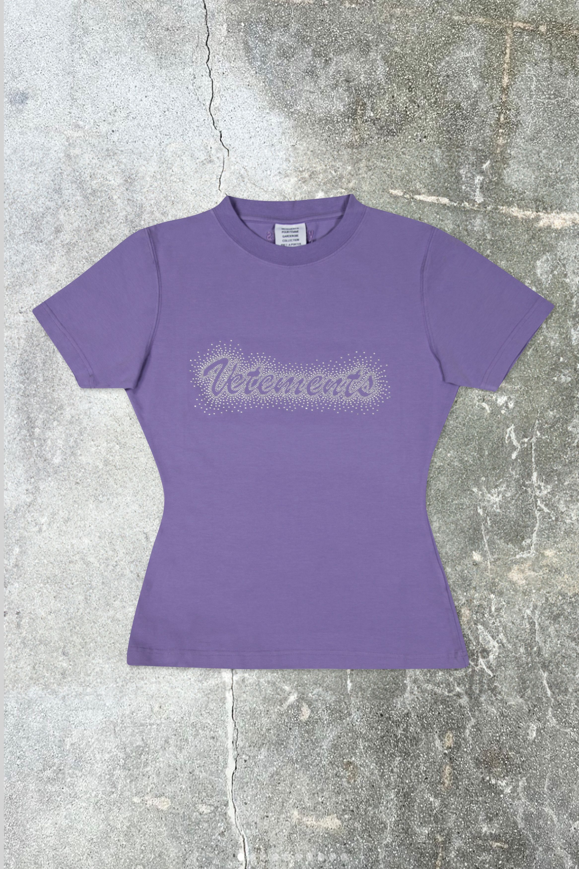 Vetements BLING LOGO FITTED T-SHIRT Size S / US 4 / IT 40 - 1 Thumbnail