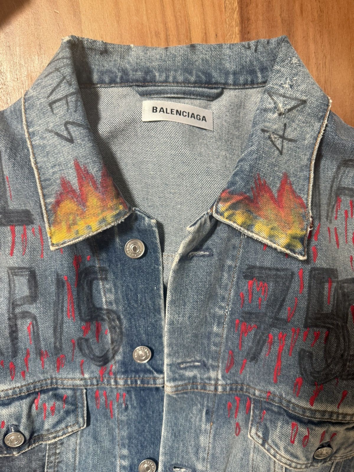 Balenciaga Balenciaga Oversized Graffiti Jacket Size XS / US 0-2 / IT 36-38 - 7 Thumbnail