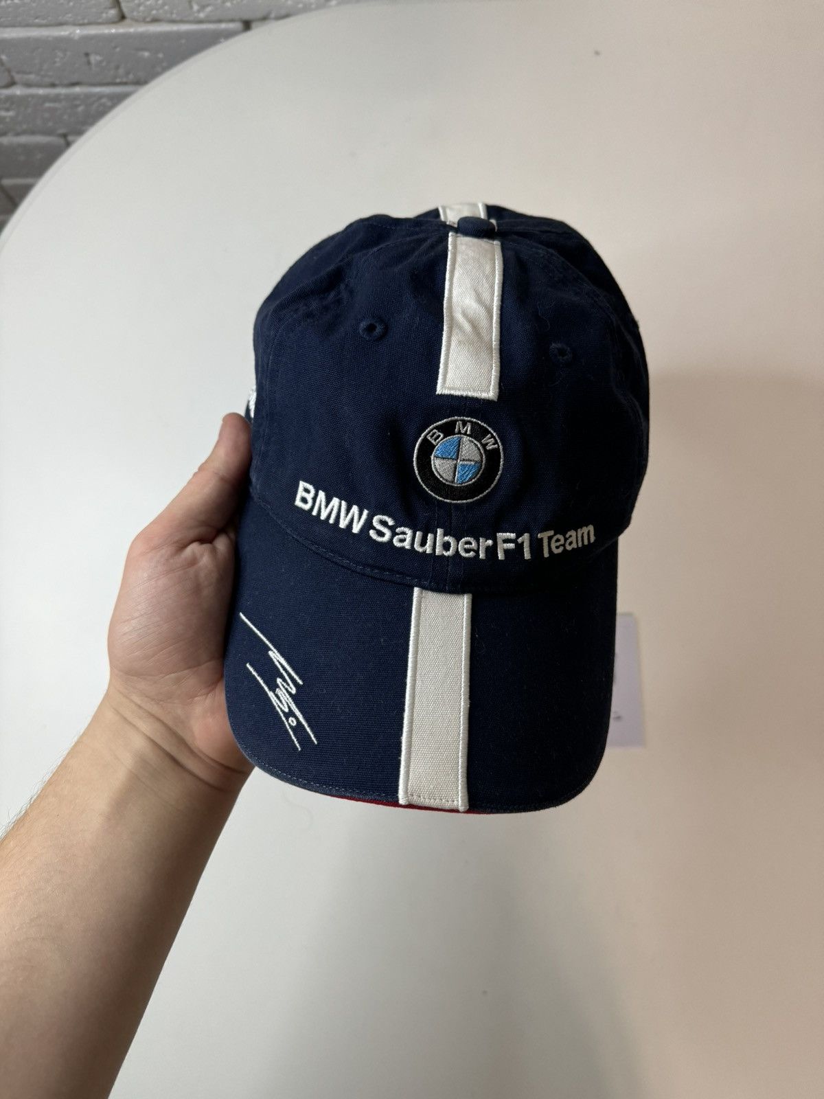 BMW Bmw Sauber F1 team vintage cap hat Size ONE SIZE - 2 Thumbnail