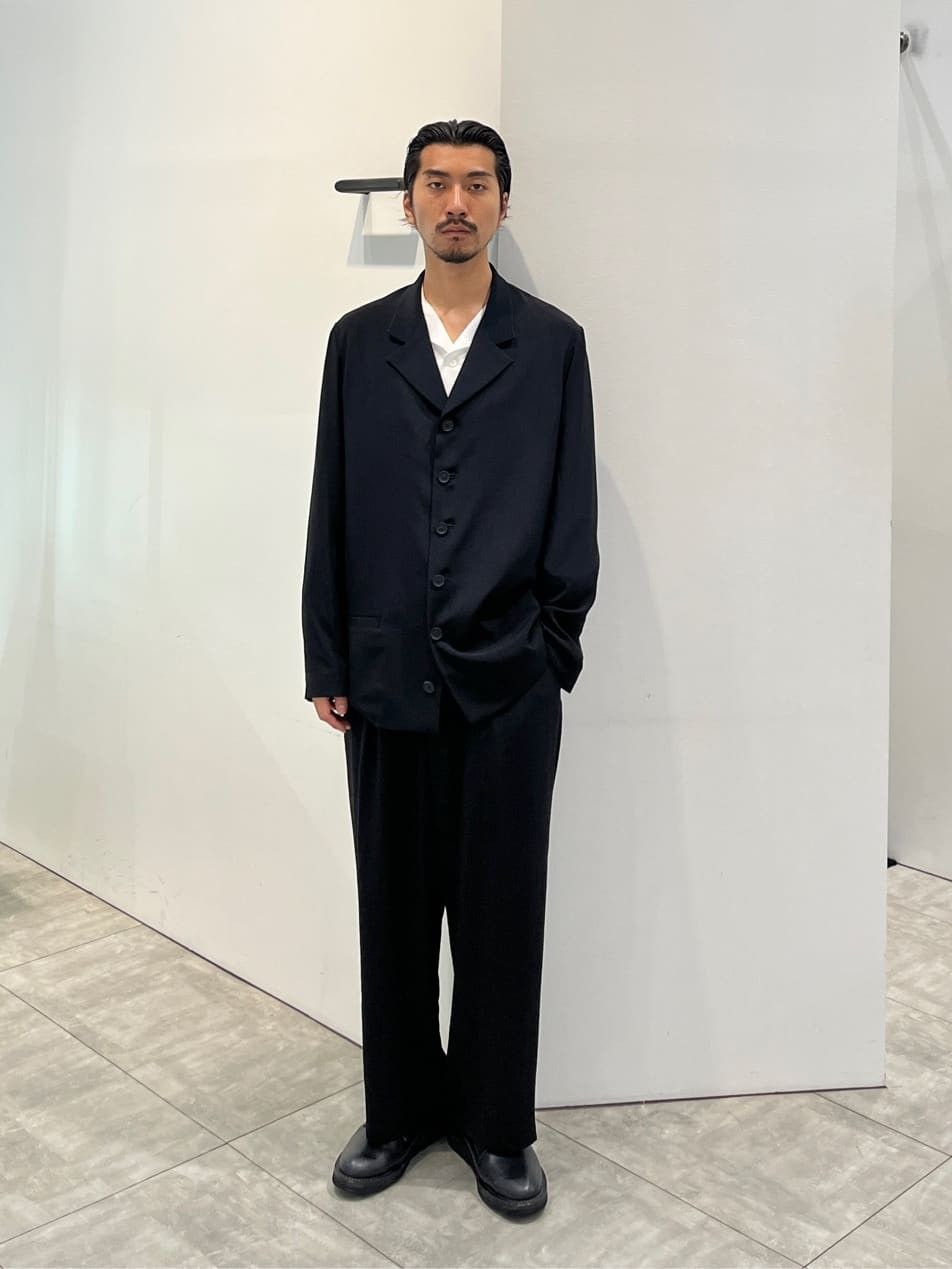 Yohji Yamamoto Yohji Yamamoto Pour Homme - Ta/TUXEDO WIDE LOOP PANTS Size US 30 / EU 46 - 8 Thumbnail