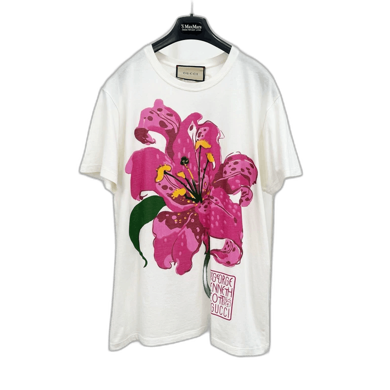 Gucci Gucci Floral Embroidery Short Sleeve TShirt-2506 Size XS / US 0-2 / IT 36-38 - 1 Thumbnail