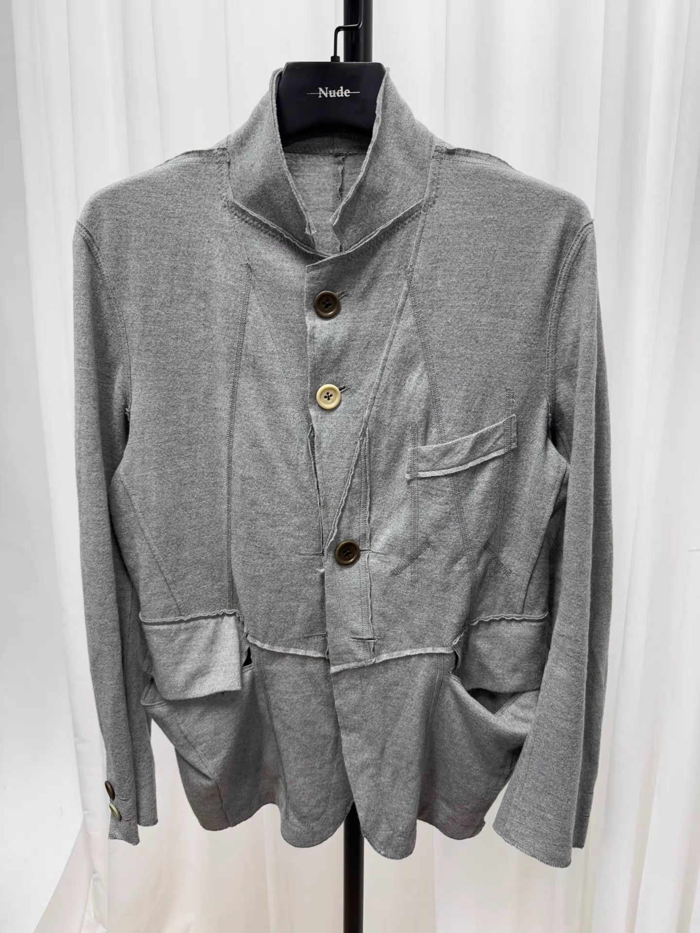 Takahiromiyashita The Soloist. The Soloist Deconstructed Tailored Wool Blazer K20 Size US S / EU 44-46 / 1 - 1 Thumbnail