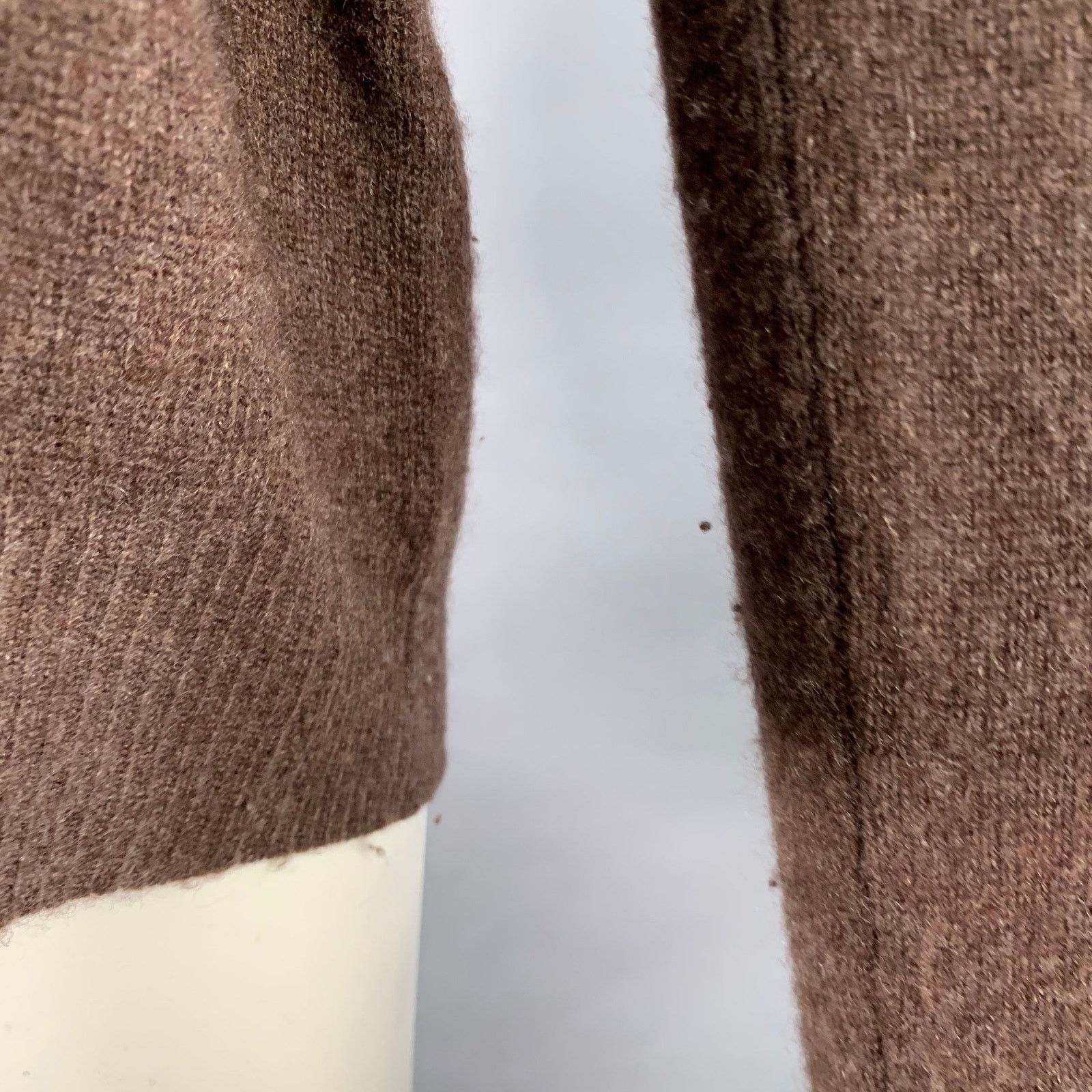 360Cashmere 360 CASHMERE Size S Brown Cashmere Crew Neck Pullover Size S / US 4 / IT 40 - 5 Thumbnail
