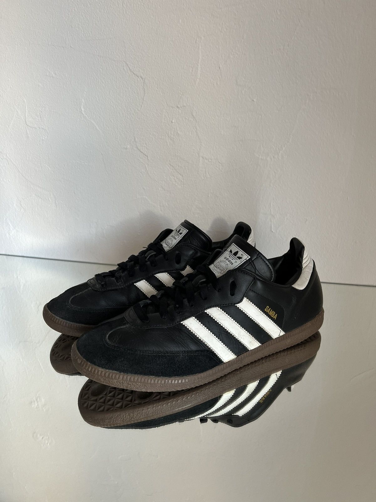 Adidas Adidas samba black og gorpcore vintage avant garde Grailed