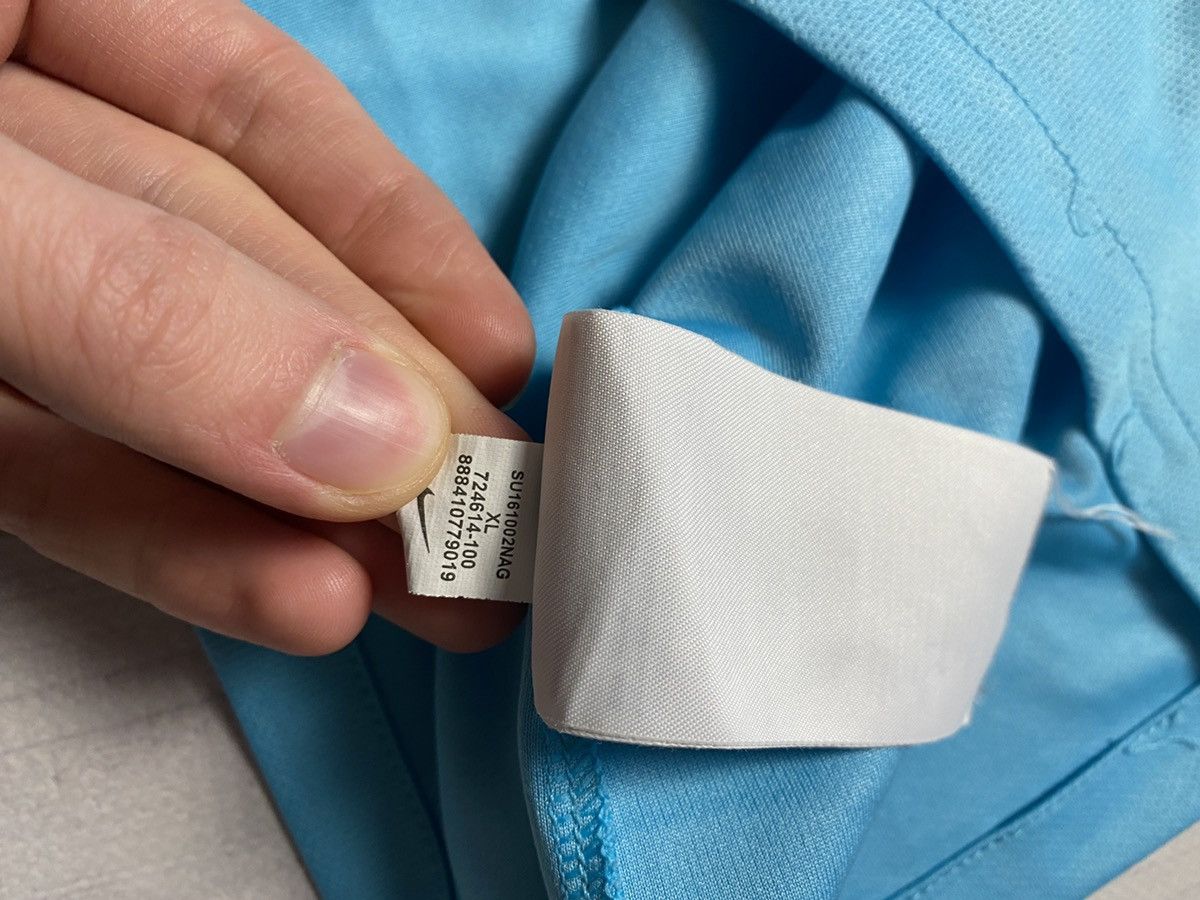 Nike Nike Barcelona jersey light blue central logo vintage shirt Size US XL / EU 56 / 4 - 7 Thumbnail