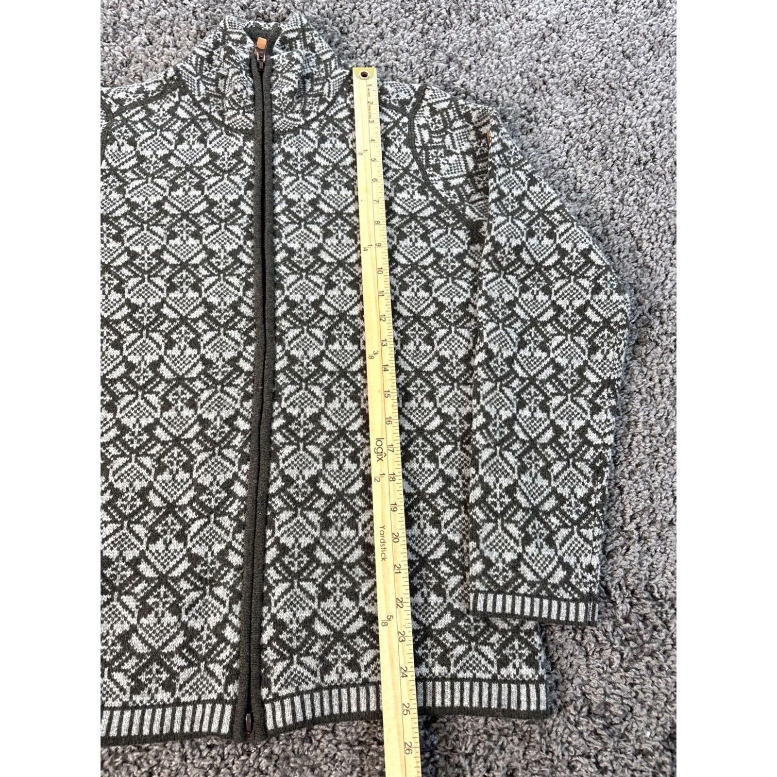 Vintage Fjallraven Cardigan Womens S Gray Wool Zip Fair Isle Mock Neck Full Zip Bre breathable, Moisture Wicking, Long Sleeve, Casual, Travel Women Size S / US 4 / IT 40 - 2 Thumbnail
