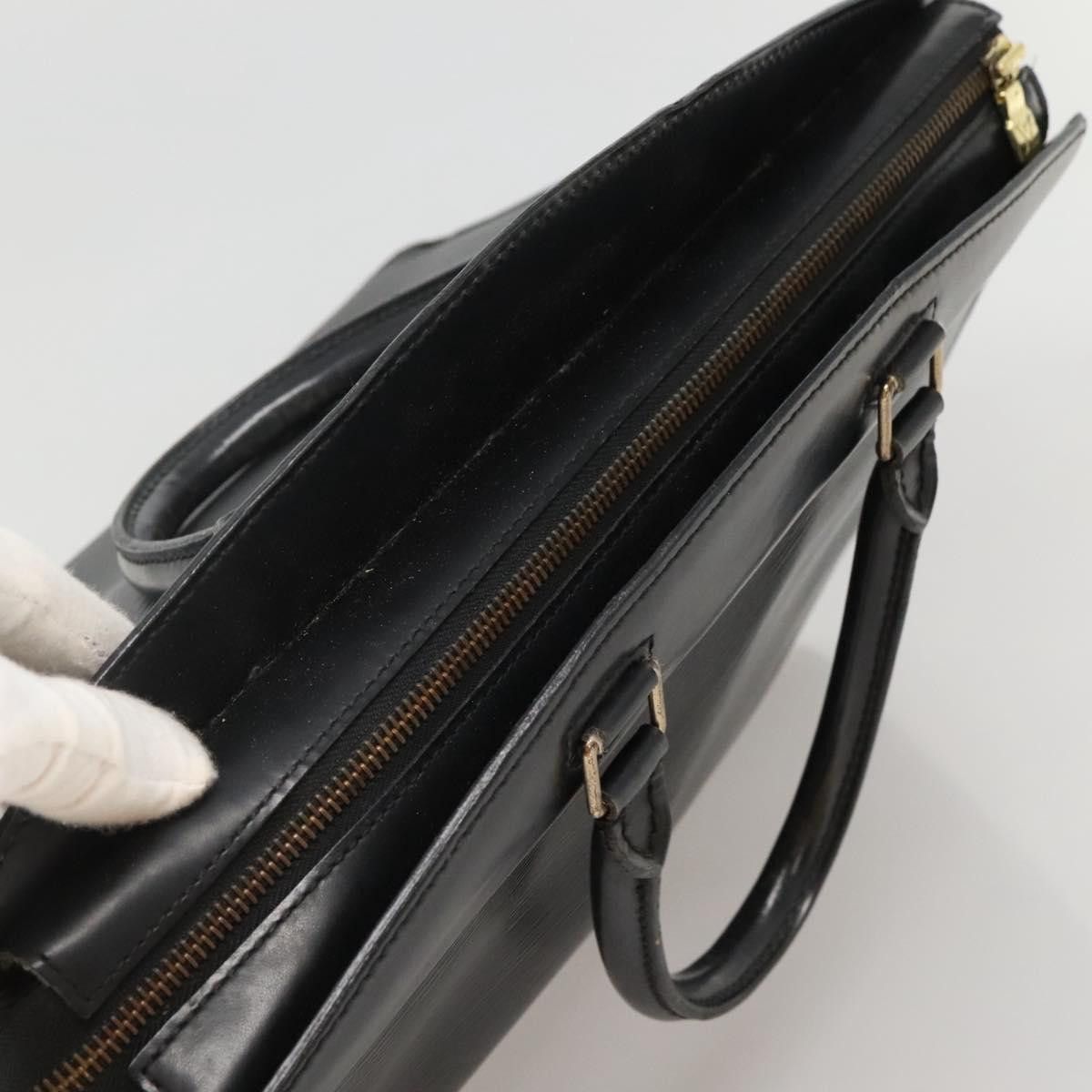 Louis Vuitton LOUIS VUITTON Epi Riviera Hand Bag Noir Black M48182 Size ONE SIZE - 6 Thumbnail