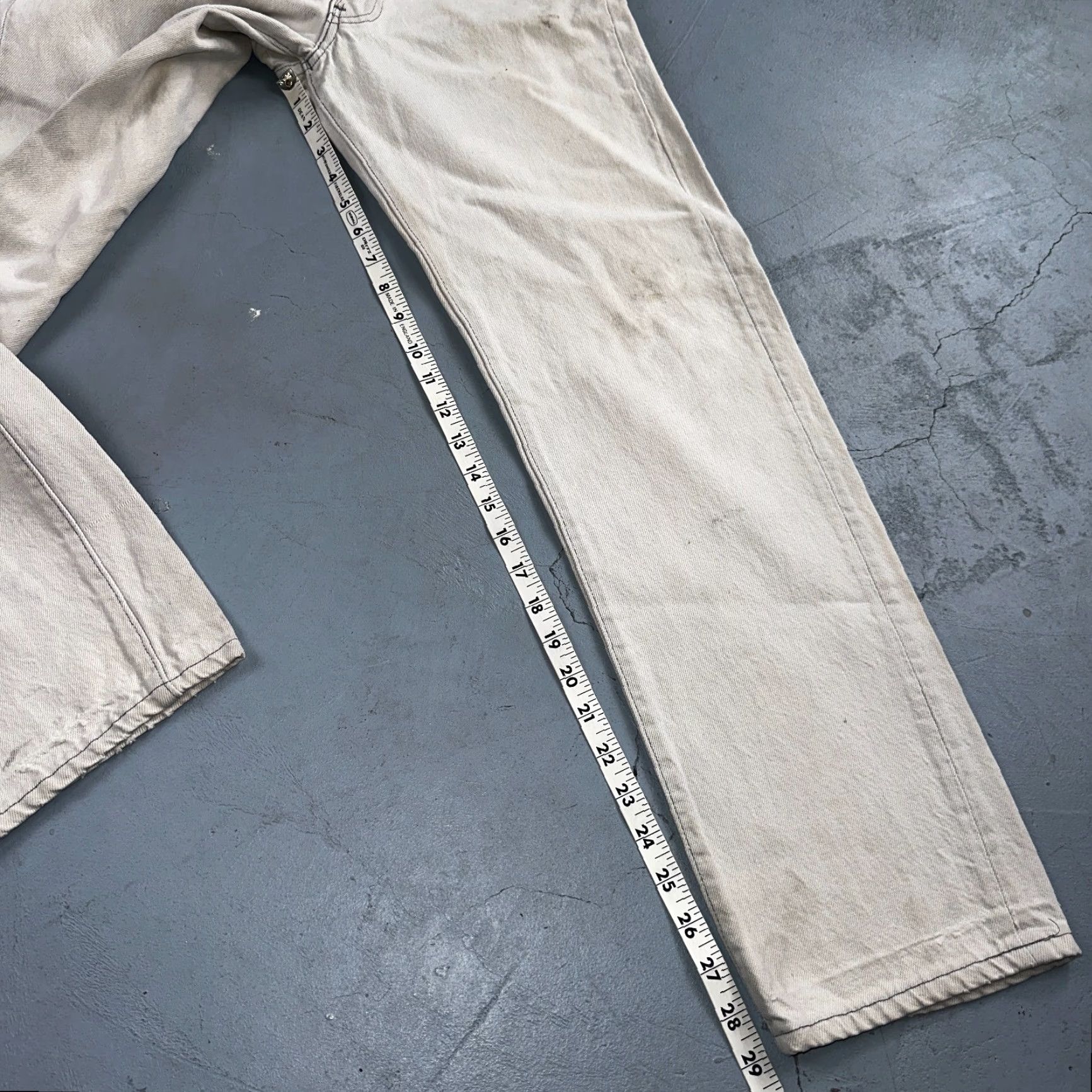 Levi's Levi's 501 Jeans Vintage 80s USA Straight Leg White Medium Wash 29x30 Men's Regular Mountain 90s Theme Results Size US 29 - 5 Thumbnail