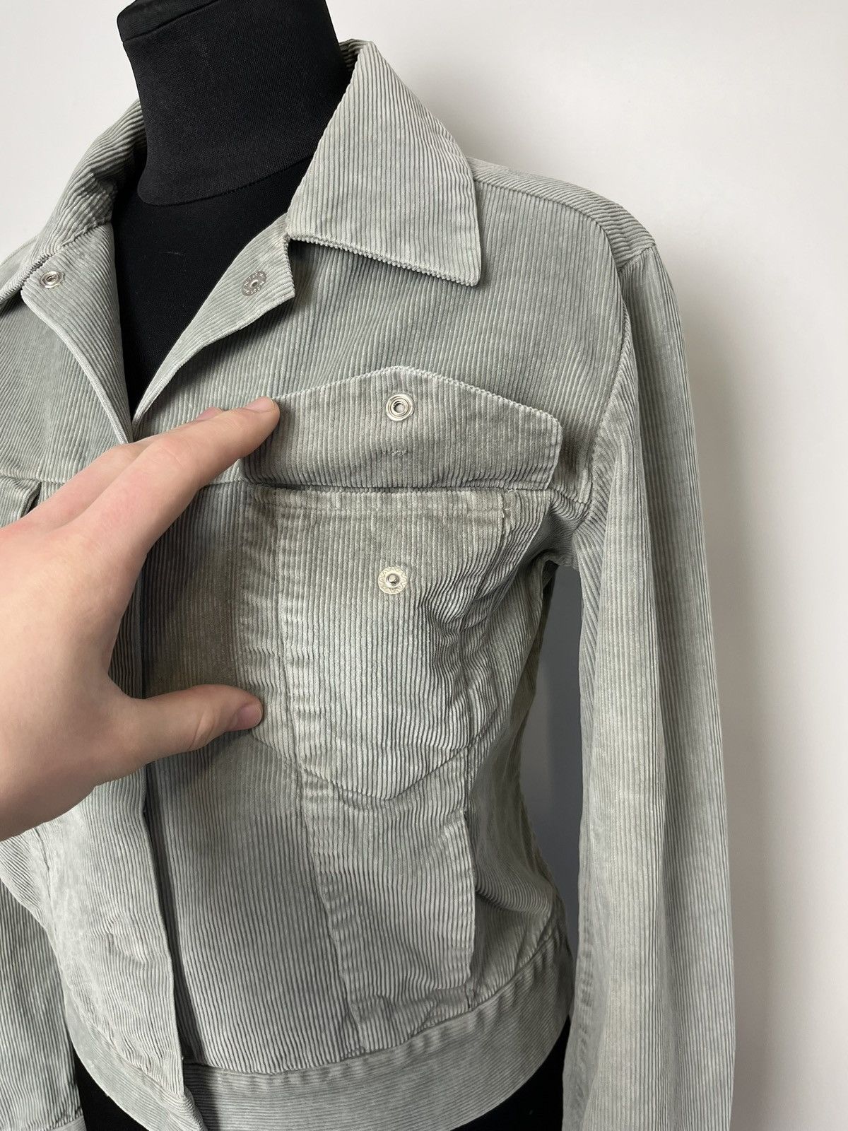 MM6 × Maison Margiela Maison Margiela MM6 Women's Corduroy Jacket Size 42 Size M / US 6-8 / IT 42-44 - 2 Thumbnail